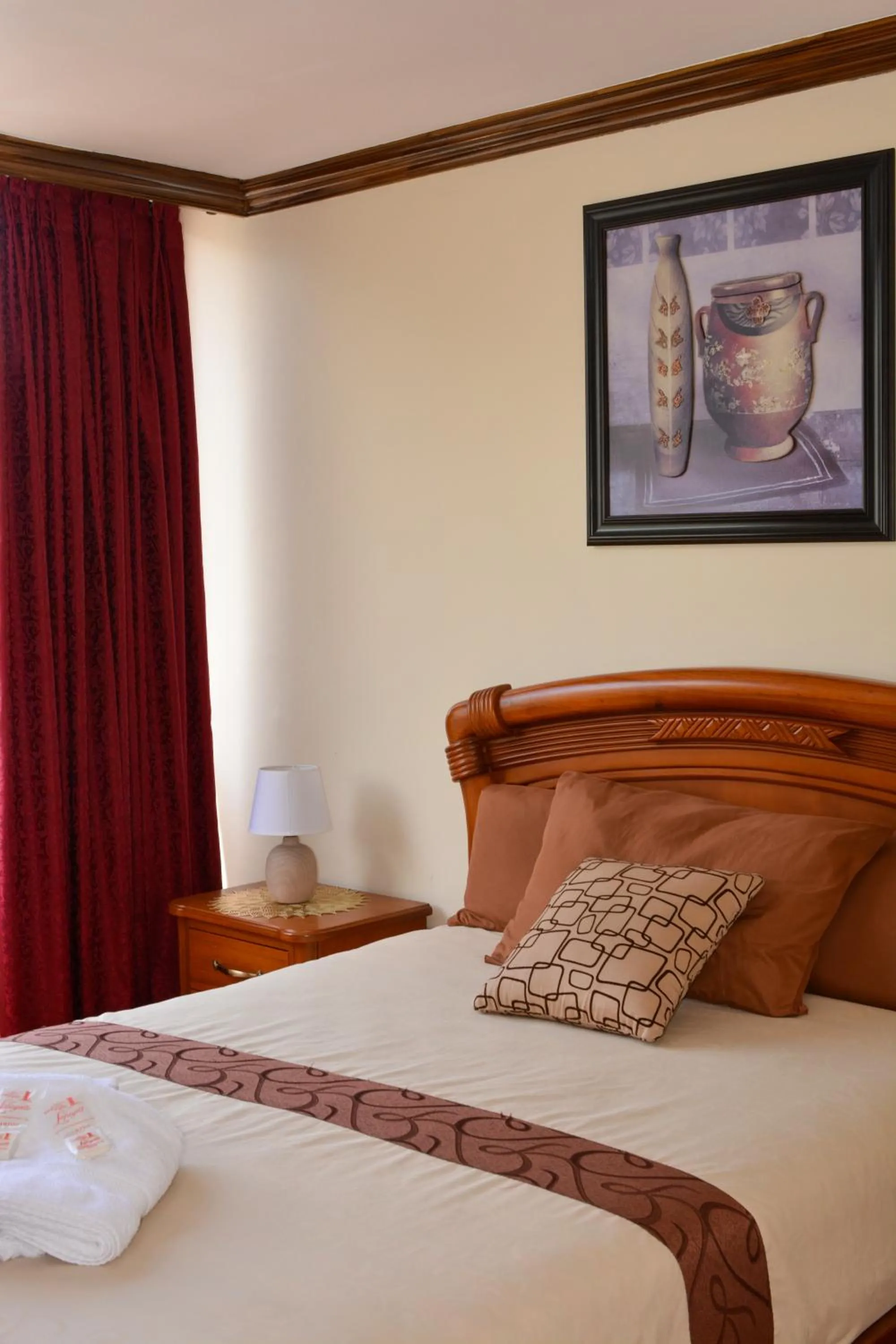 Bed in Hotel Villa Lafayette