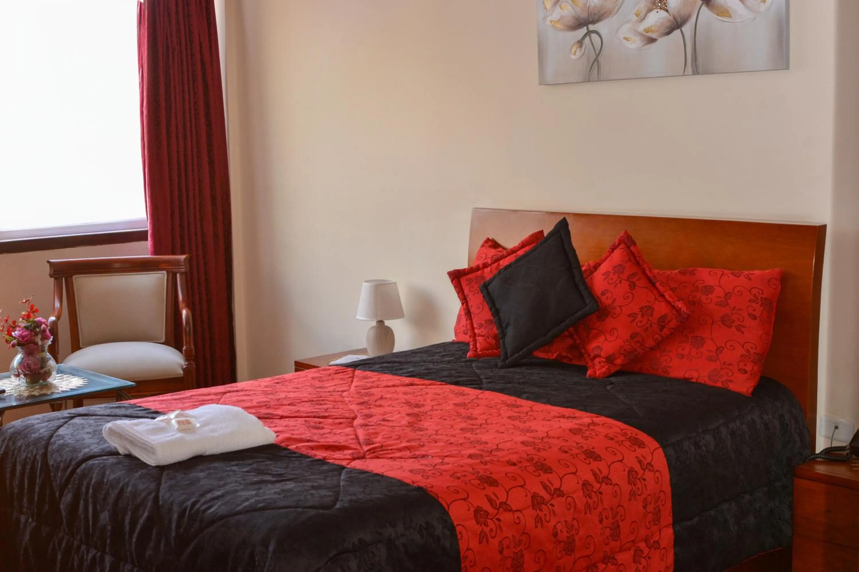 Bed in Hotel Villa Lafayette