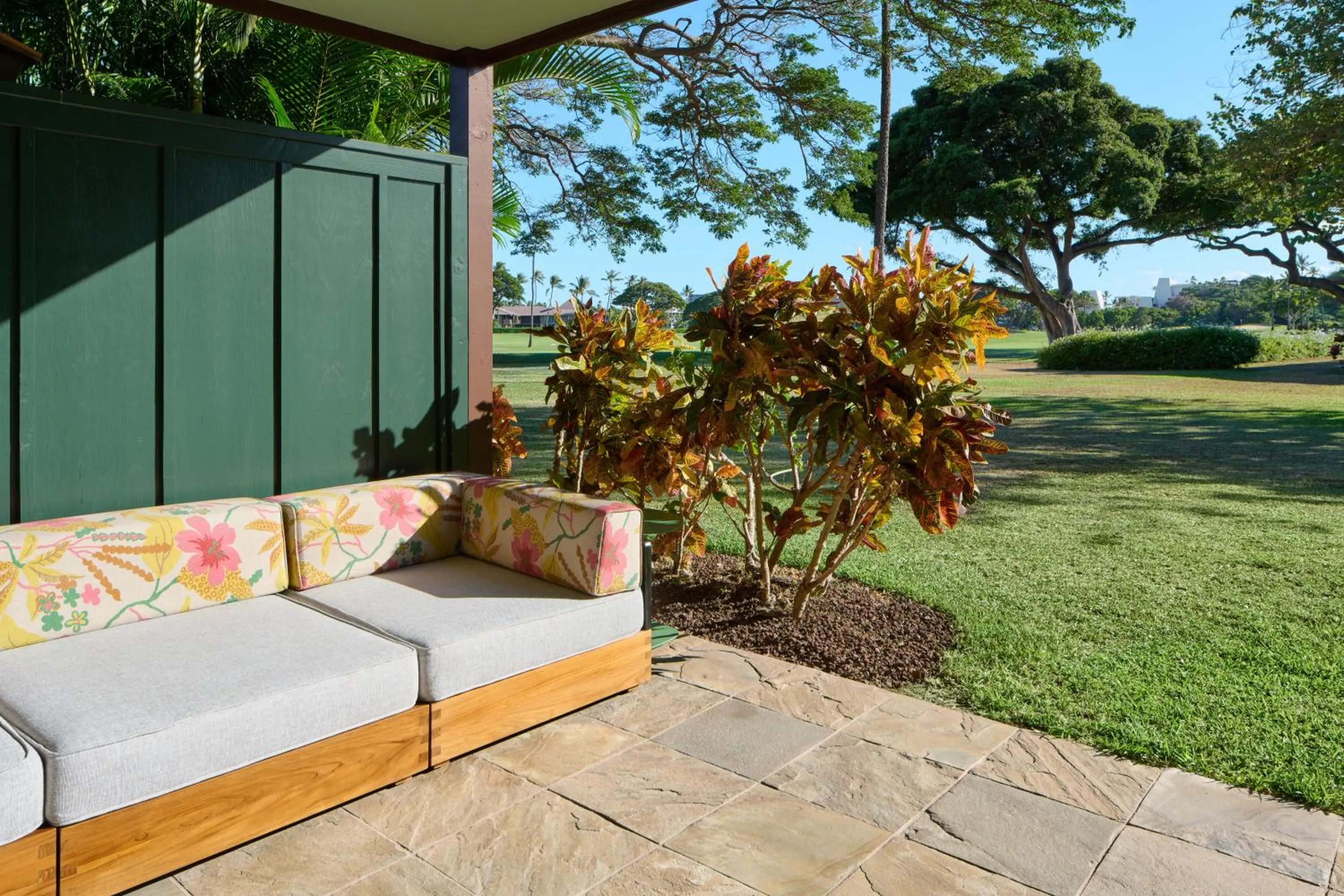 Patio in Royal Lahaina Bungalows & Spa