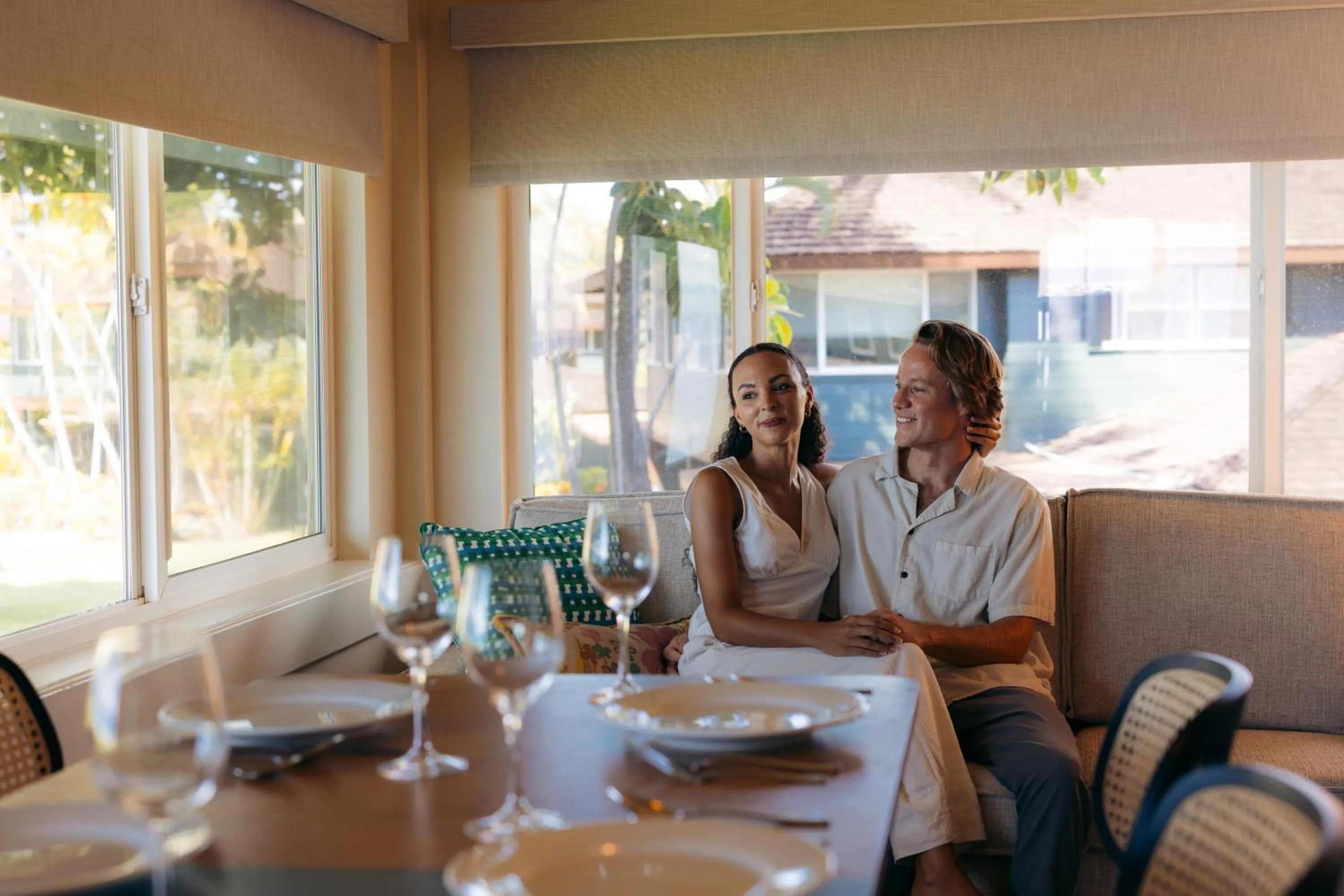 Seating area in Royal Lahaina Bungalows & Spa