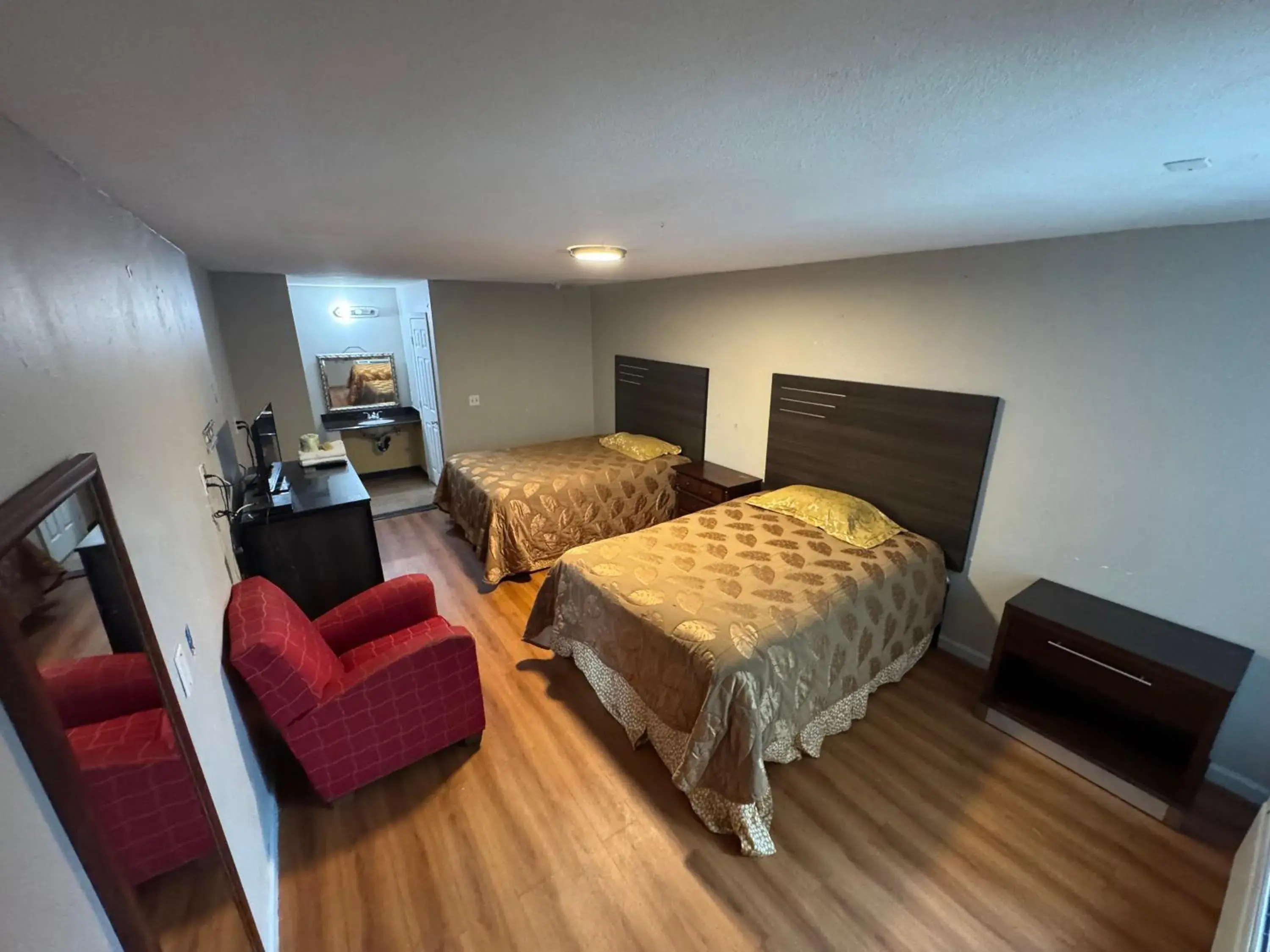 Bed in Vista Motel - Riverside Bed in Vista Motel - Riverside