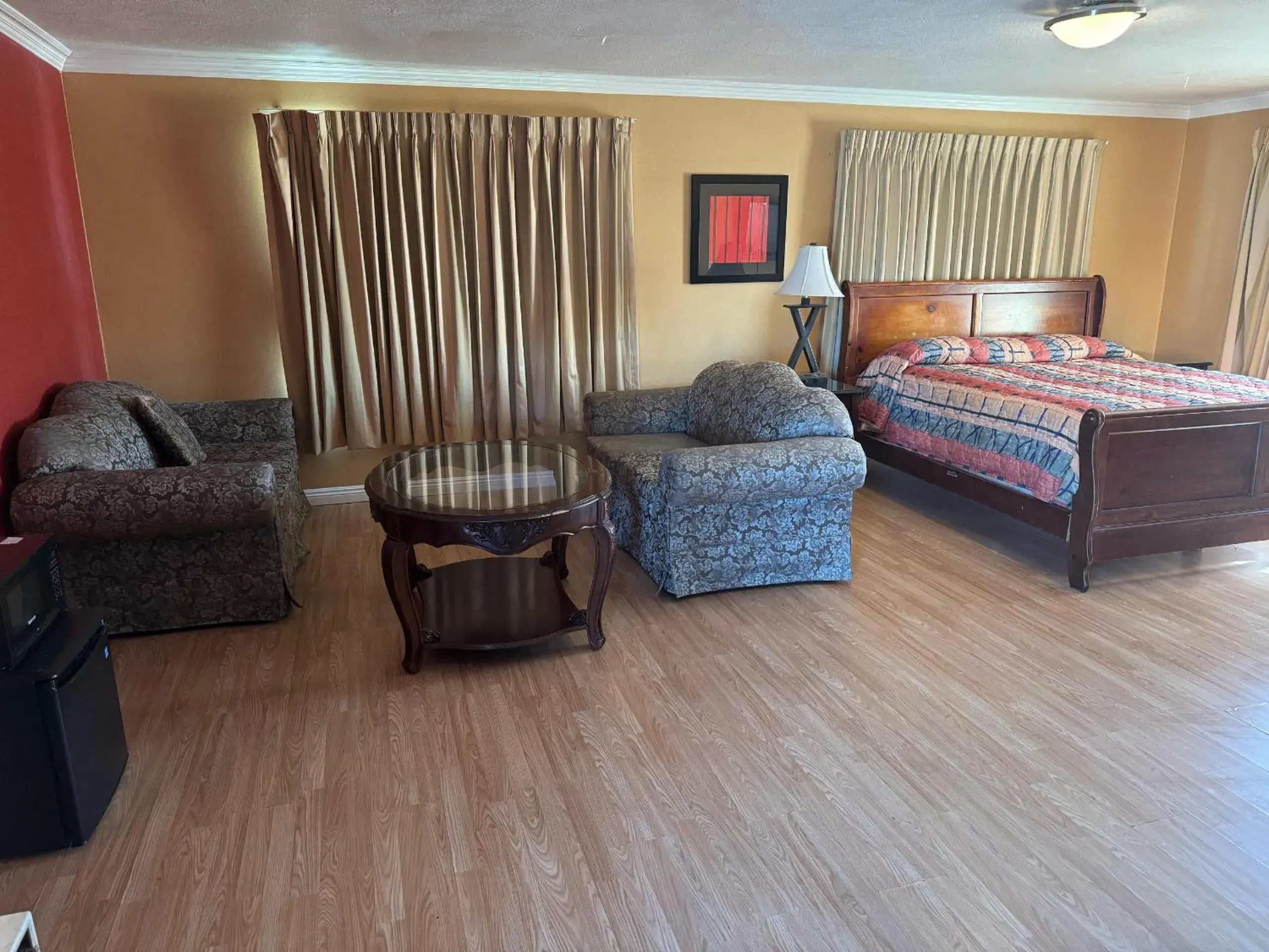 Bed in Vista Motel - Riverside Bed in Vista Motel - Riverside