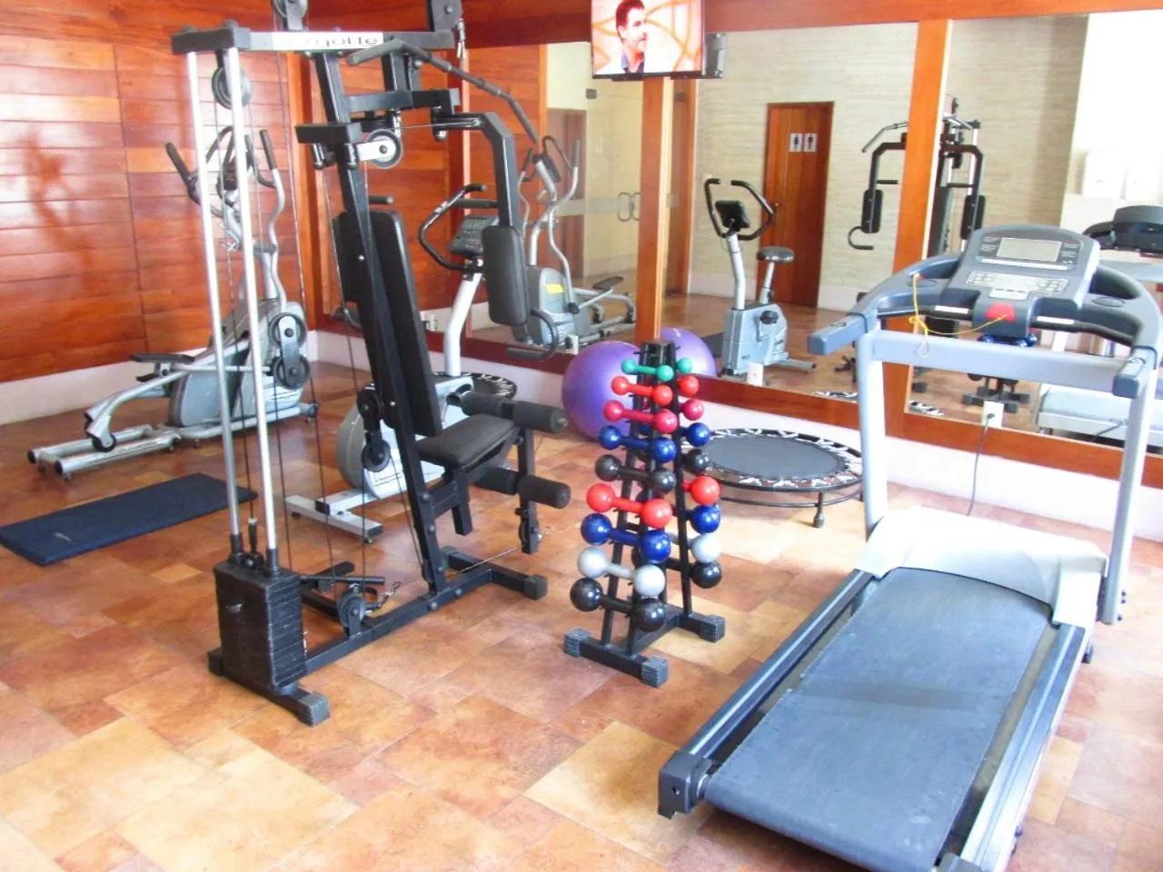 Fitness centre/facilities in Atrium Hotel Quinta De Pedras