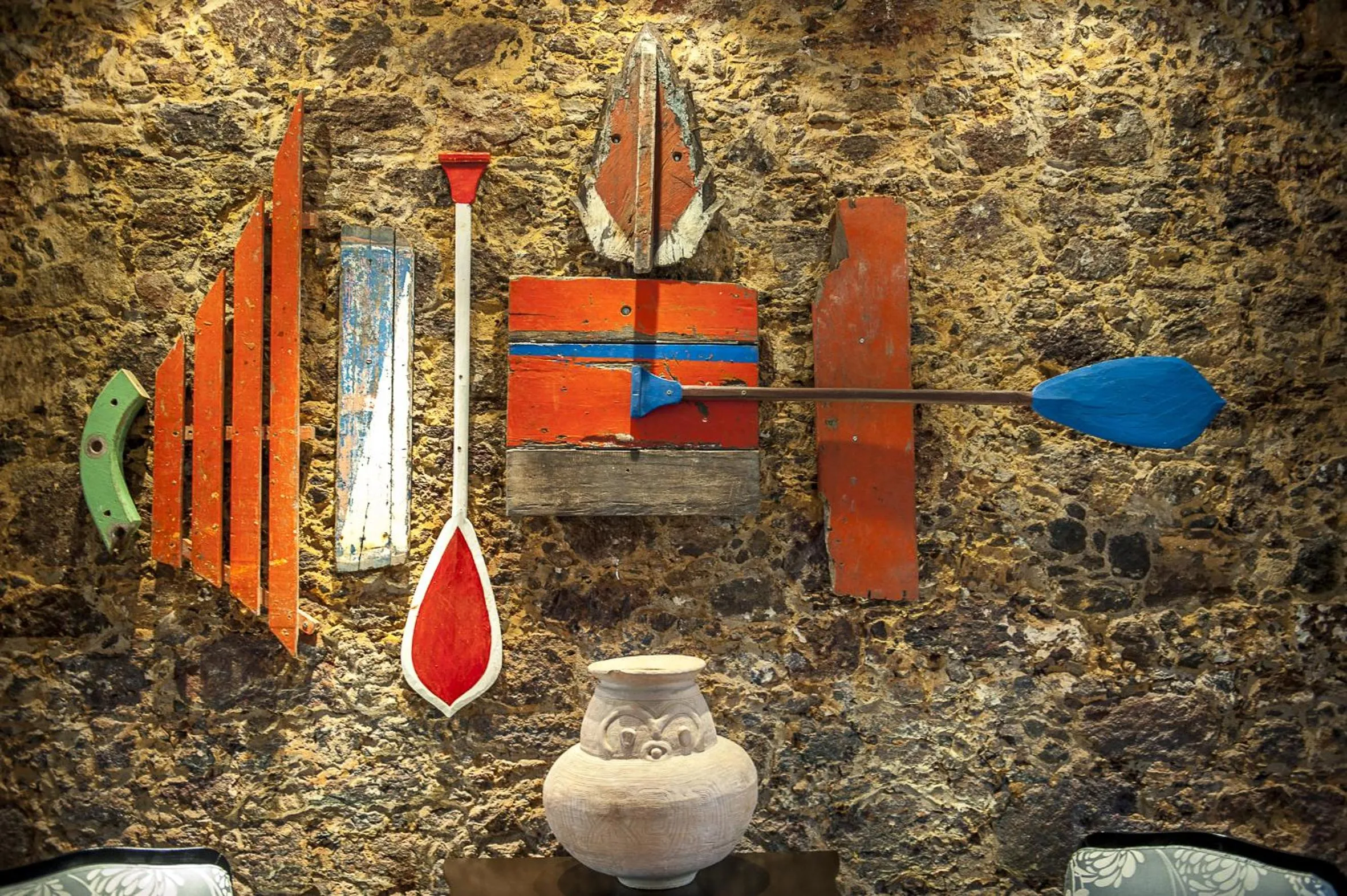 Decorative detail in Atrium Hotel Quinta De Pedras