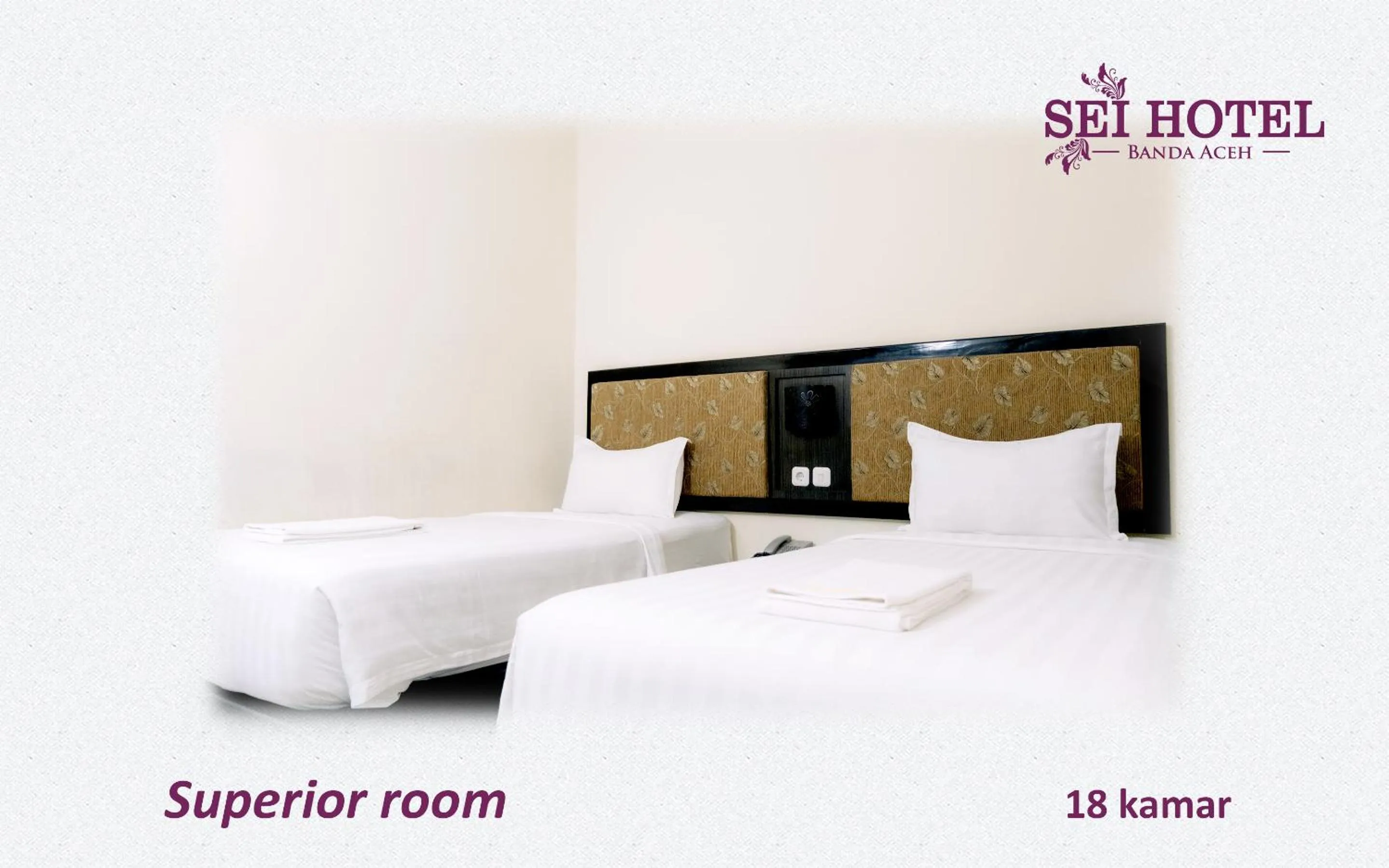 Bed in Sei Hotel Aceh