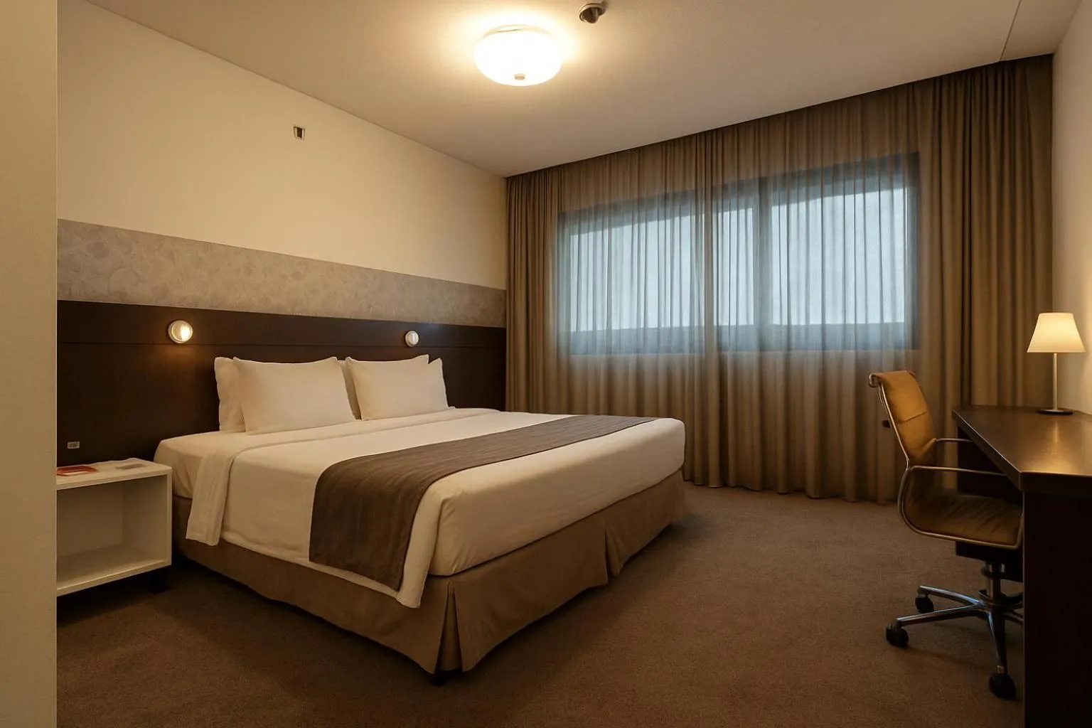 Bed in Blue Tree Premium Alphaville