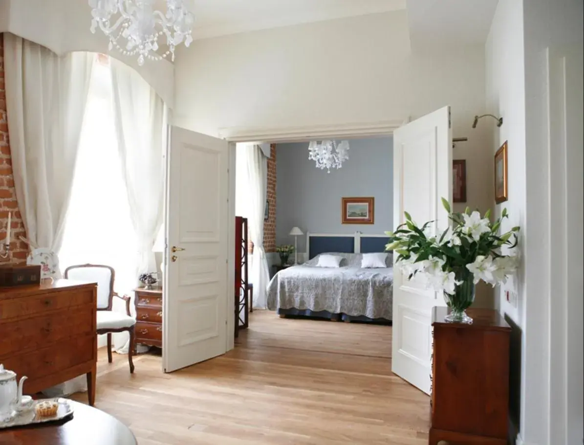 Bed in Hotel Dwór Kościuszko Bed in Hotel Dwór Kościuszko