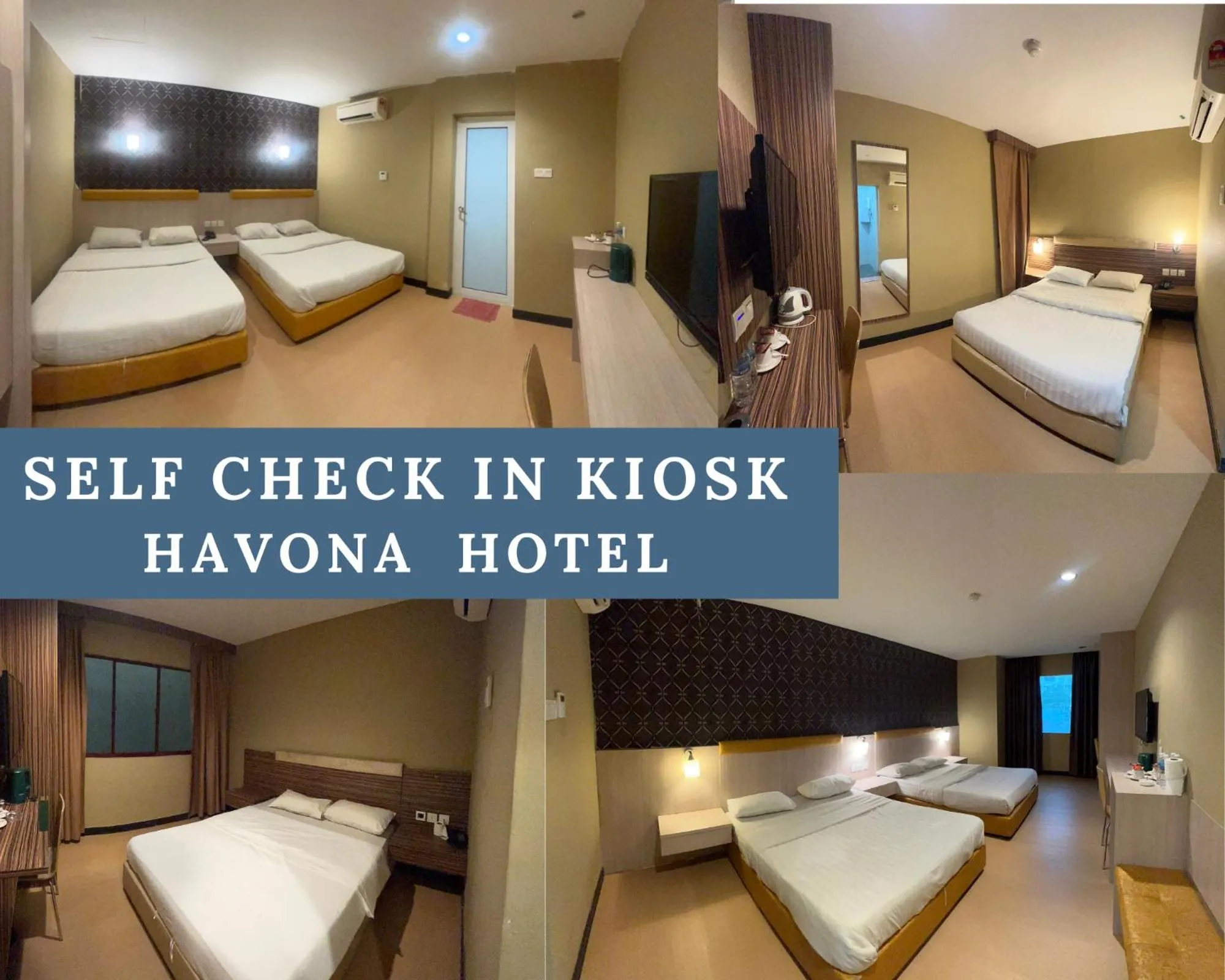 Bed in Havona Hotel - Permas Jaya - Self Check-In