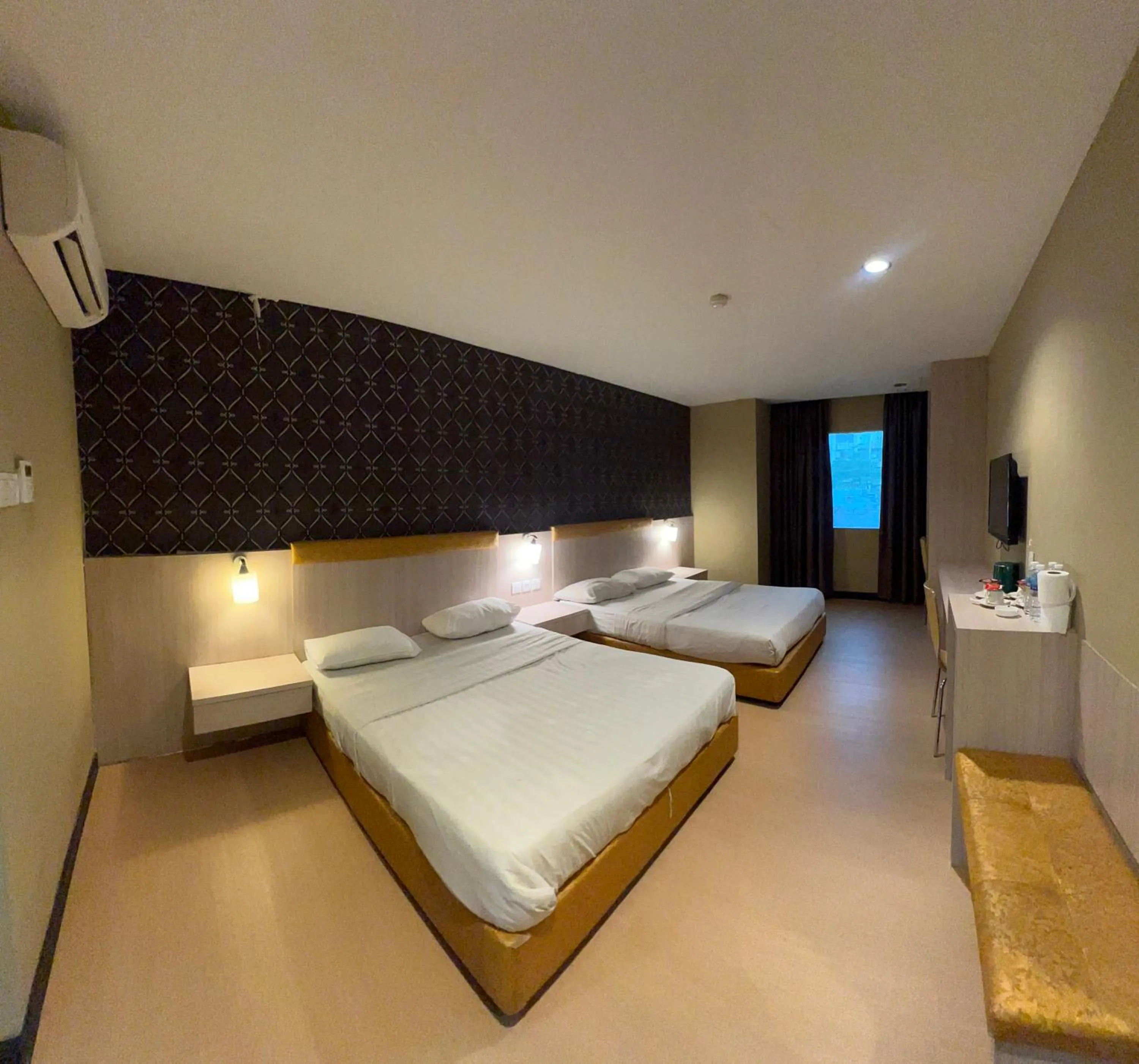 Bedroom, Bed in Havona Hotel - Permas Jaya - Self Check-In