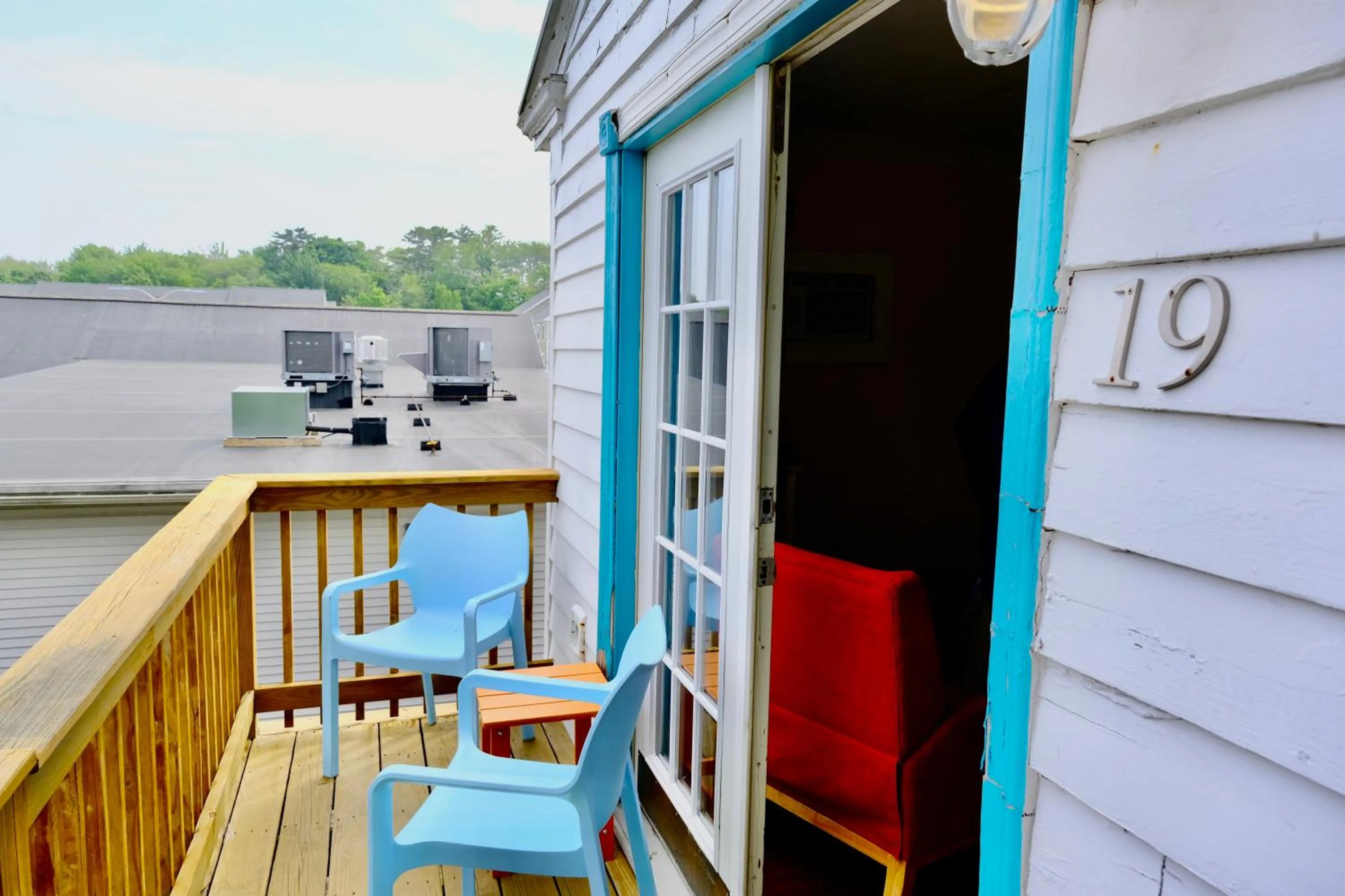 Balcony/Terrace in The Landings Inn and Cottages at Old Orchard Beach