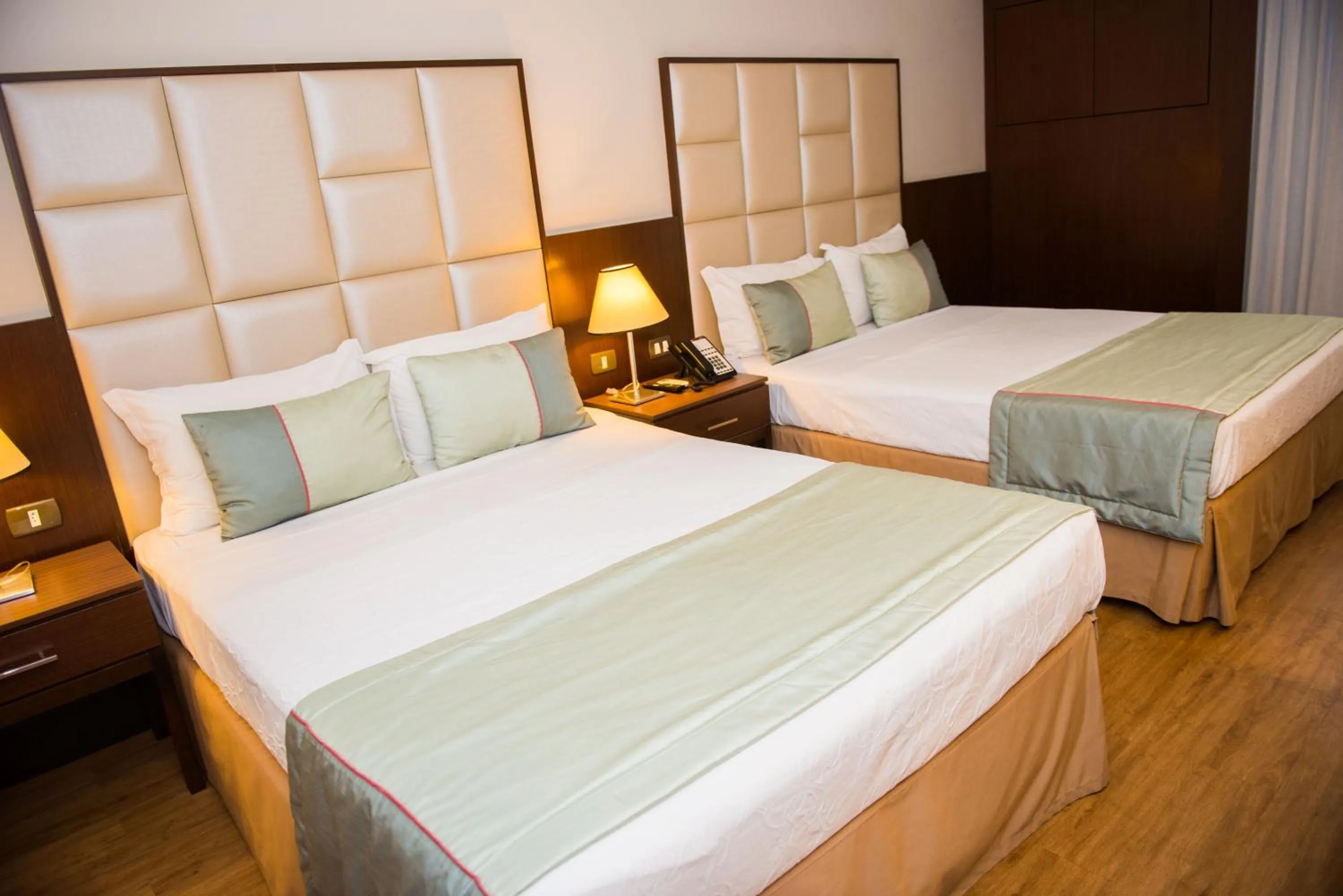 Bed in Royal Atlântica Macaé Hotel