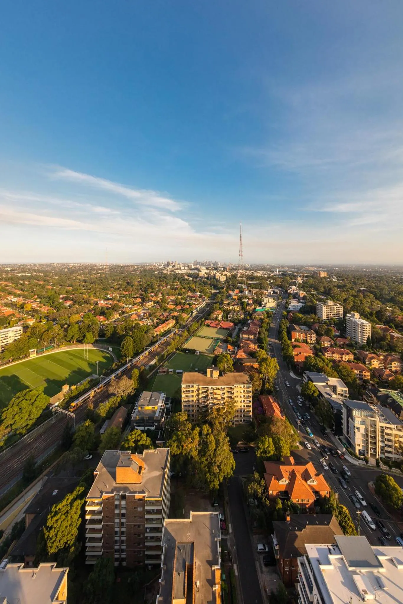 View (from property/room) in Meriton Suites Chatswood