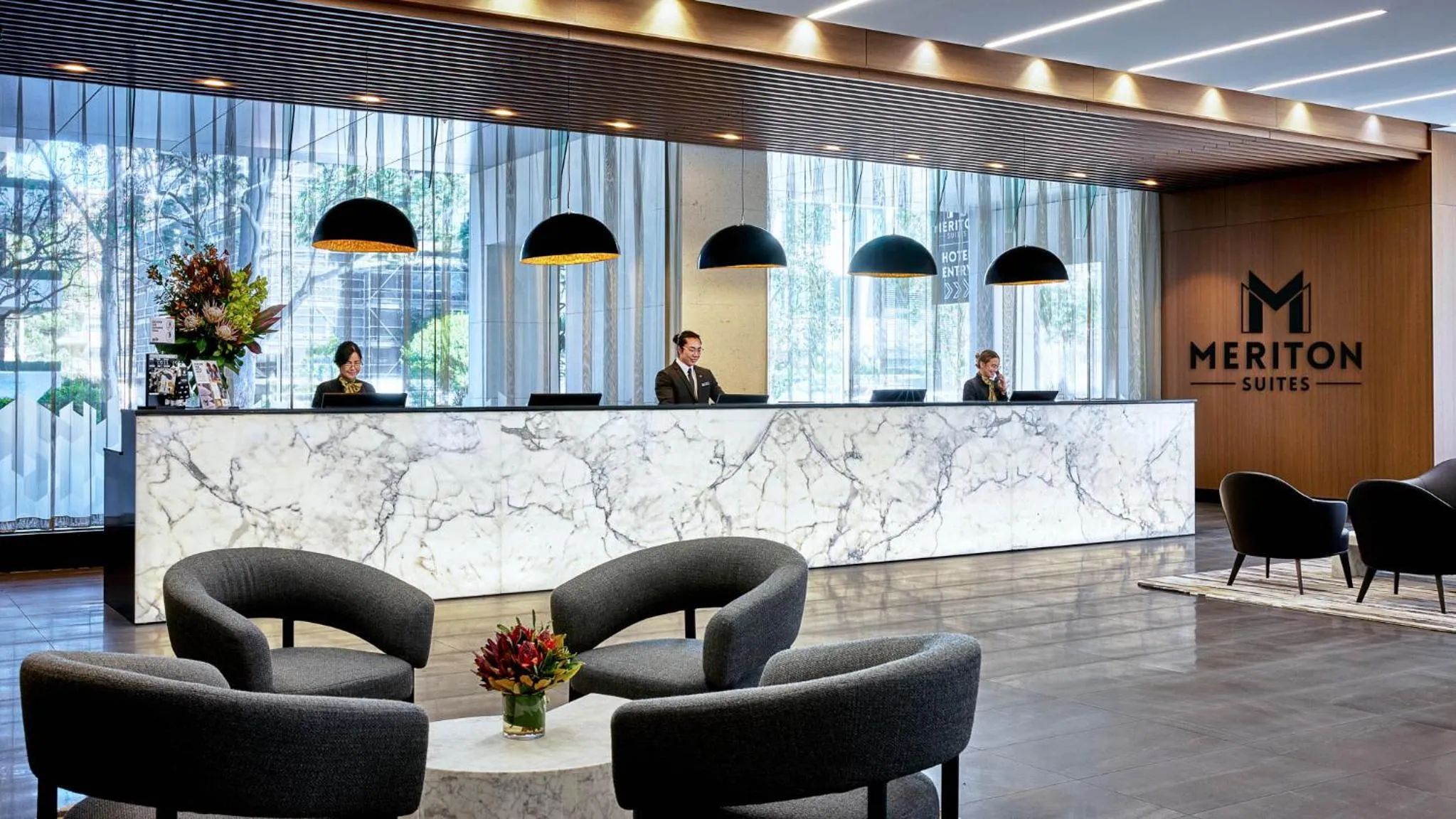 Lobby or reception in Meriton Suites Chatswood