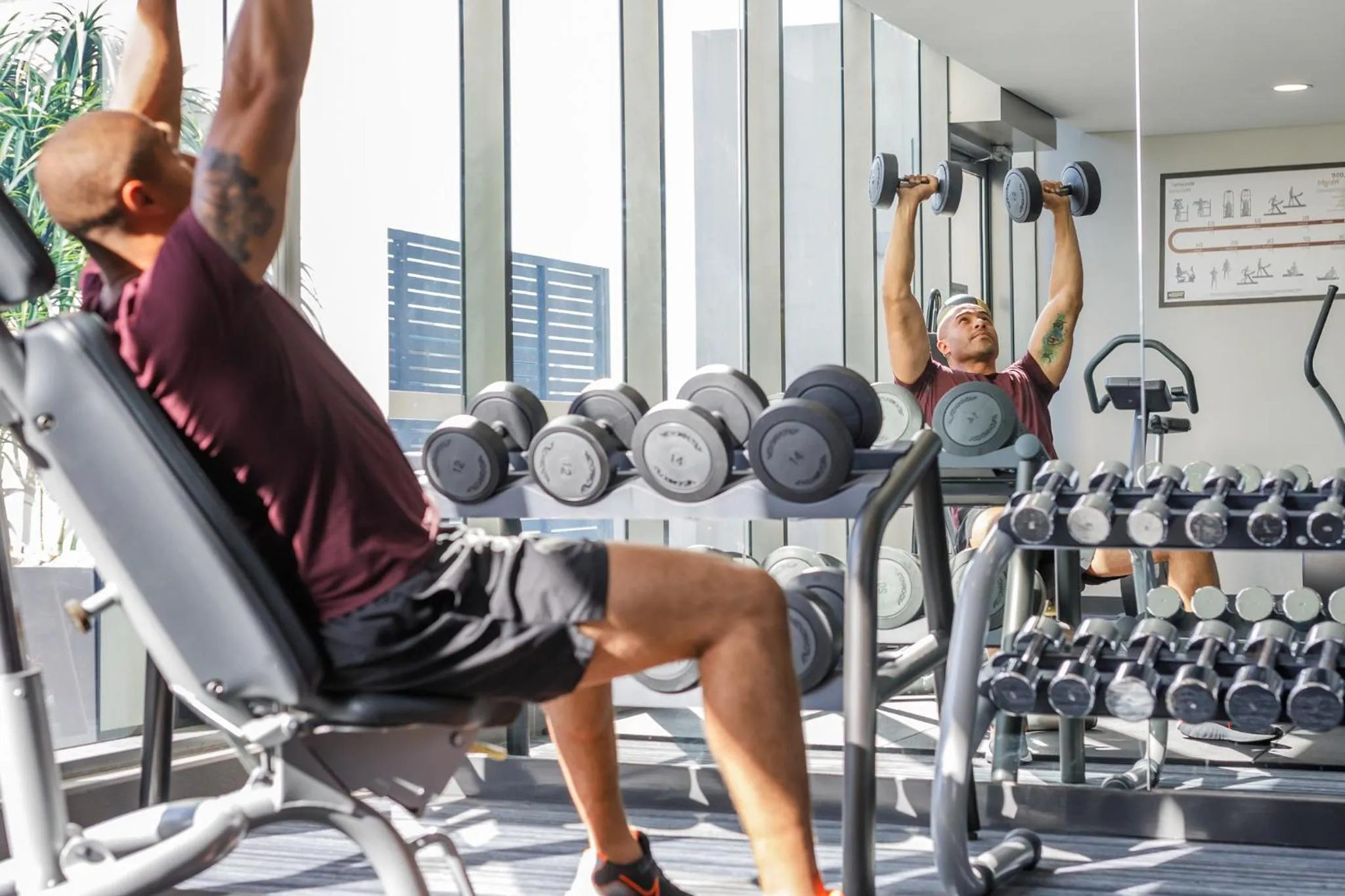 Fitness centre/facilities in Meriton Suites Chatswood
