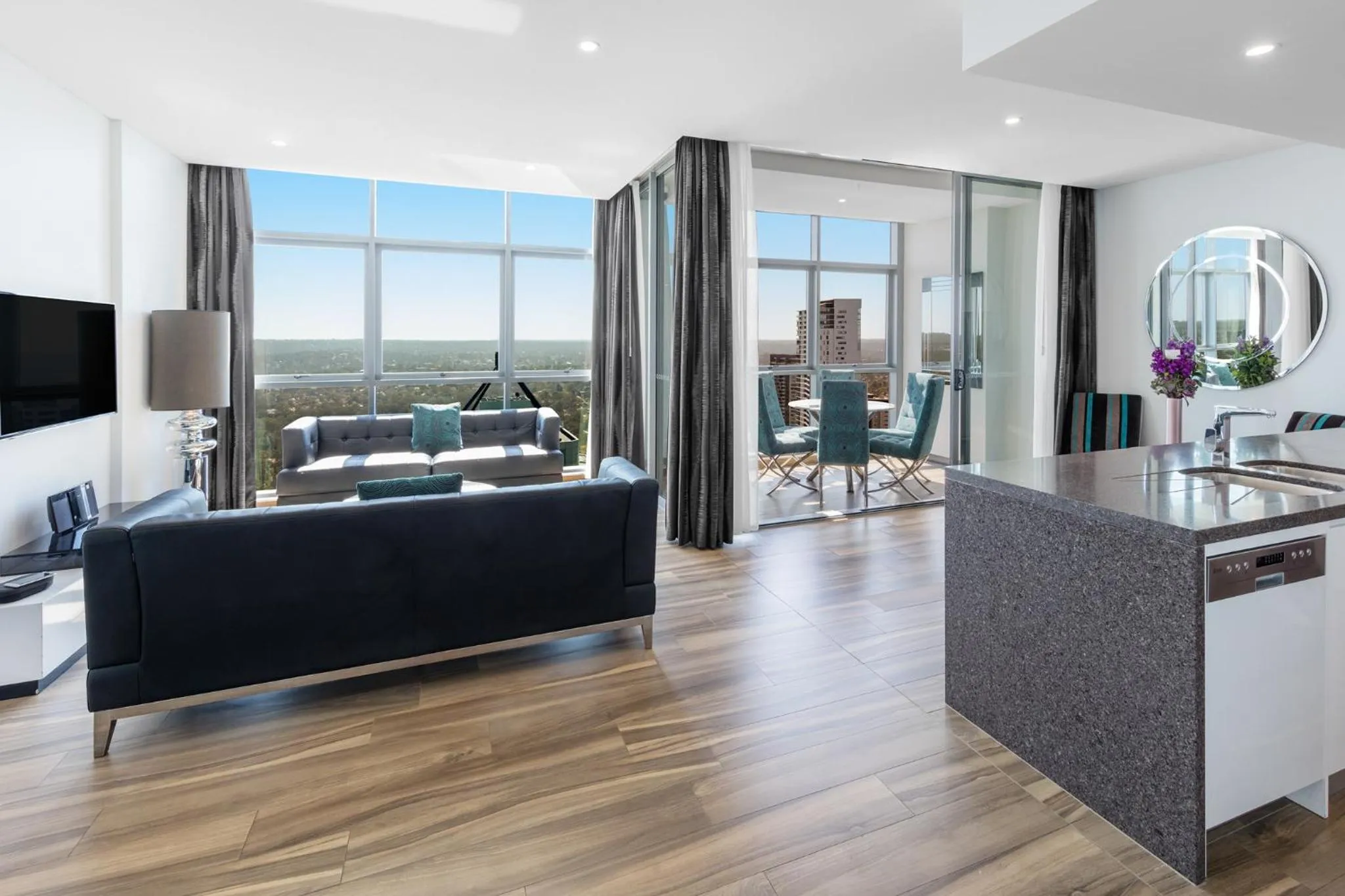 Balcony/Terrace in Meriton Suites Chatswood