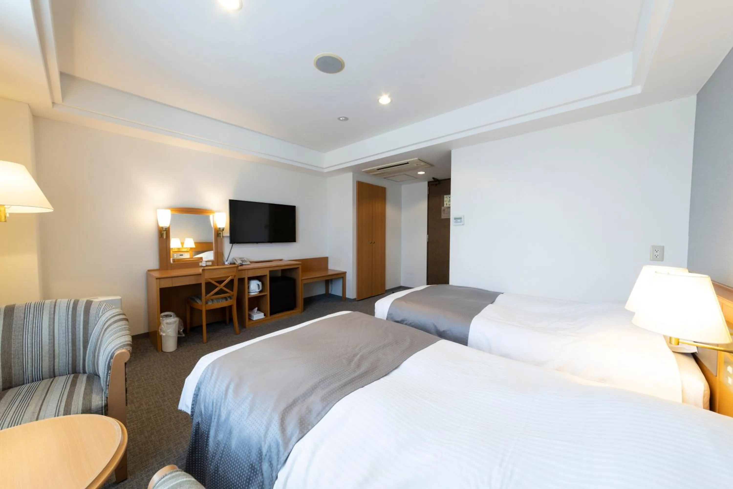 Bed in Imabari Urban Hotel