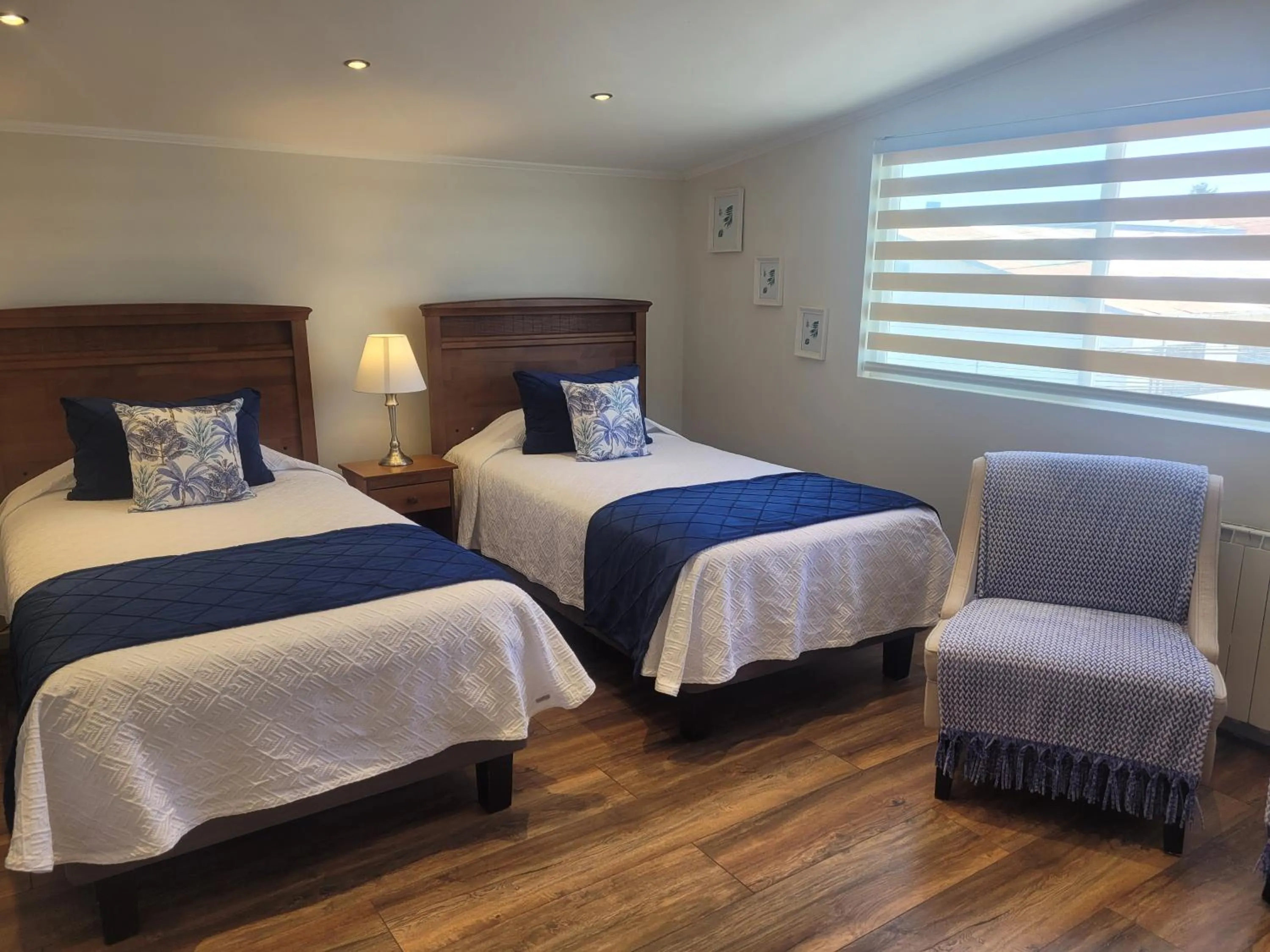 Bed in Hotel Puerta del Lago