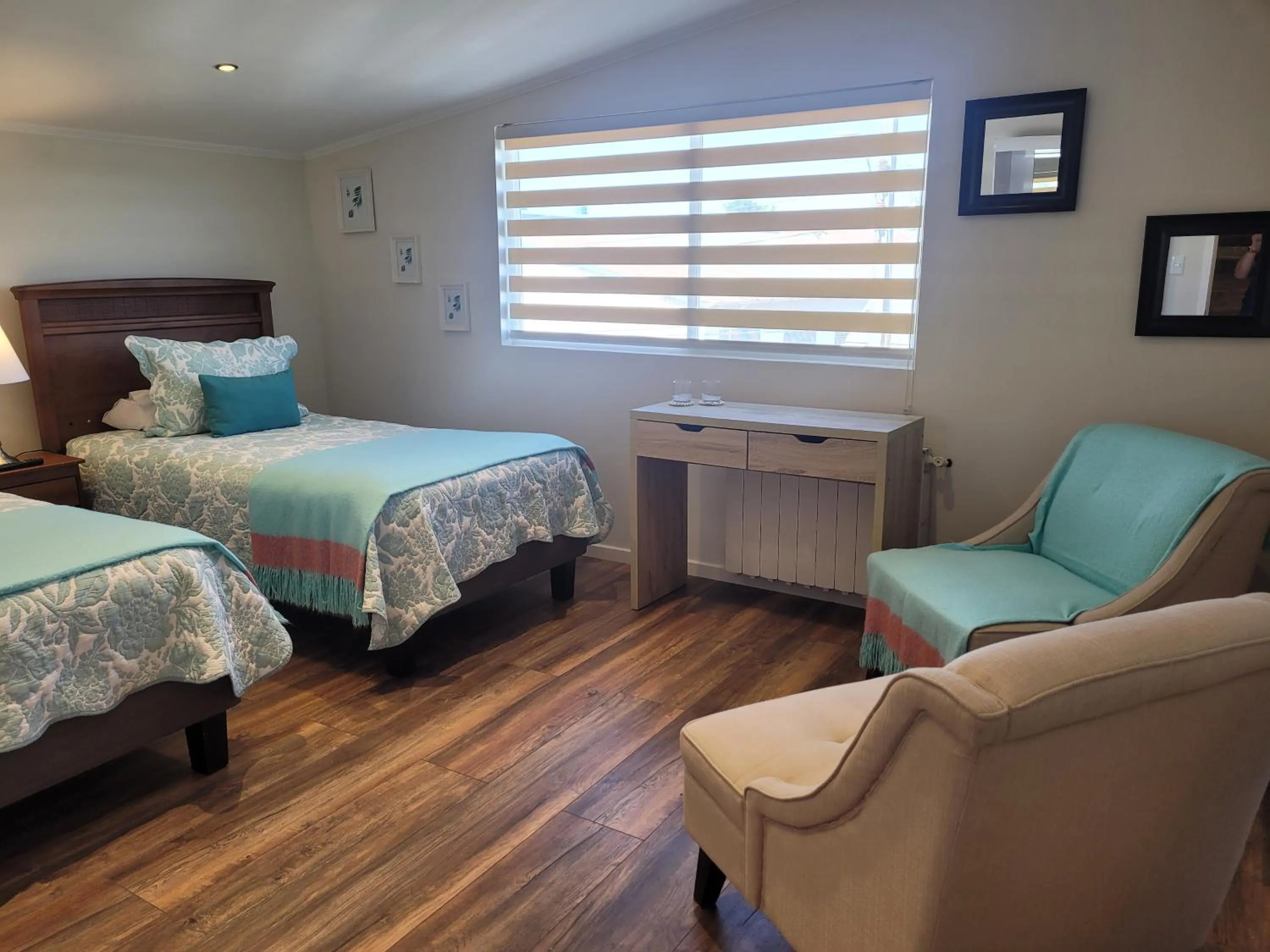 Bed in Hotel Puerta del Lago