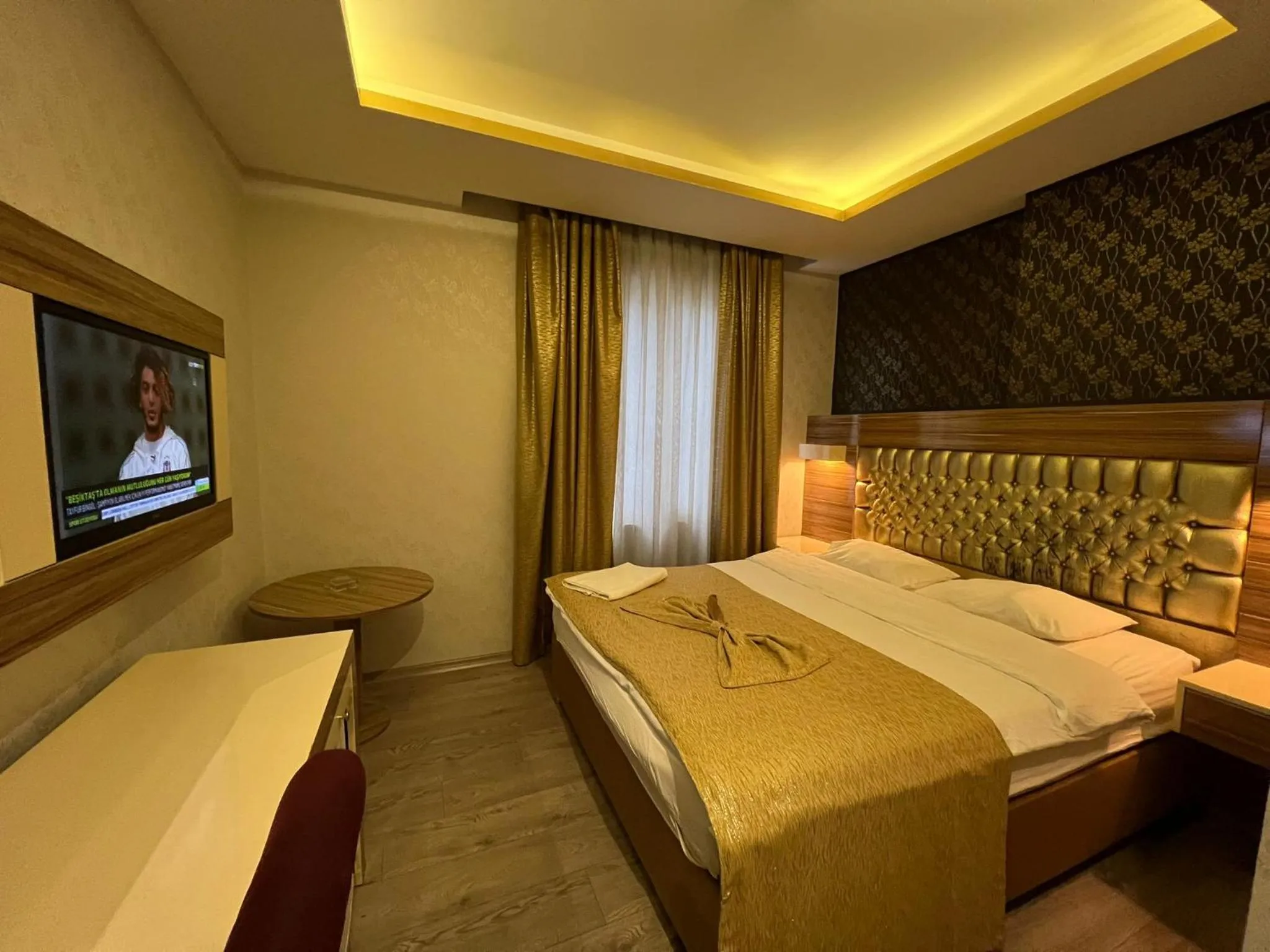 Bed in Grand Ezel Hotel