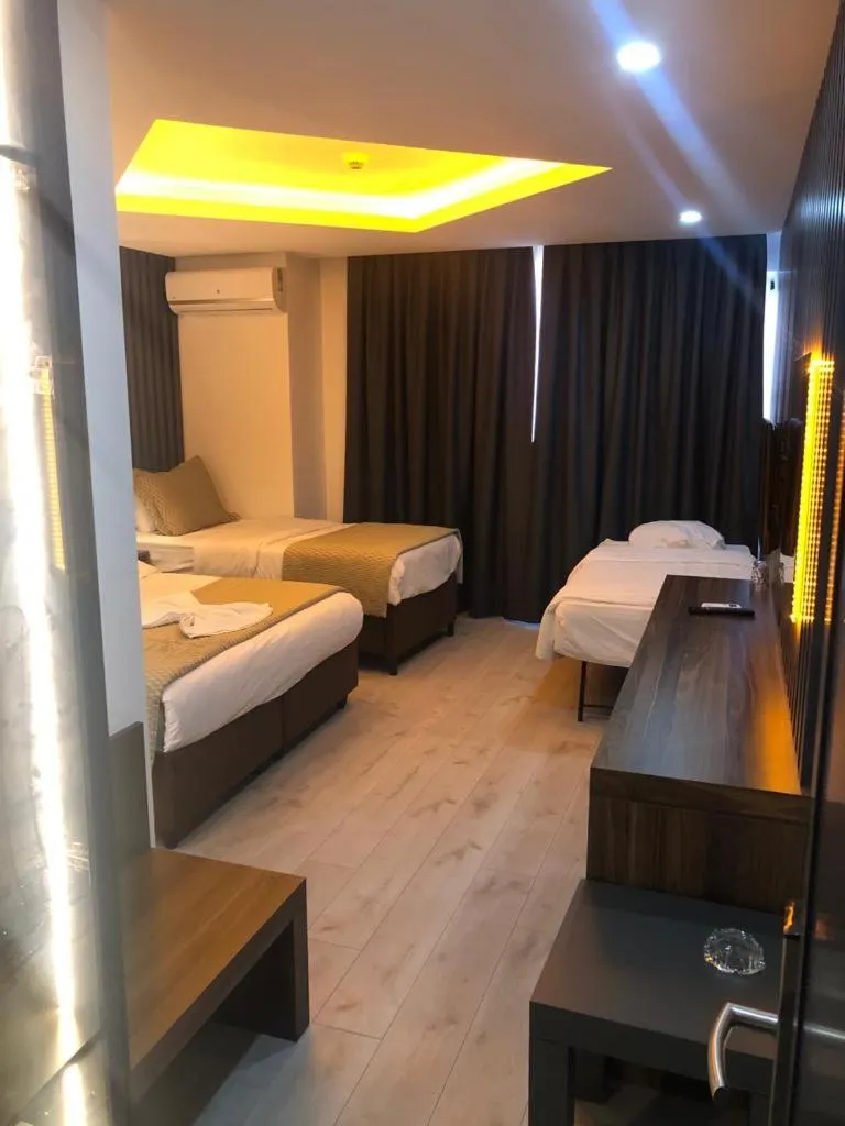 Bed in Grand Ezel Hotel