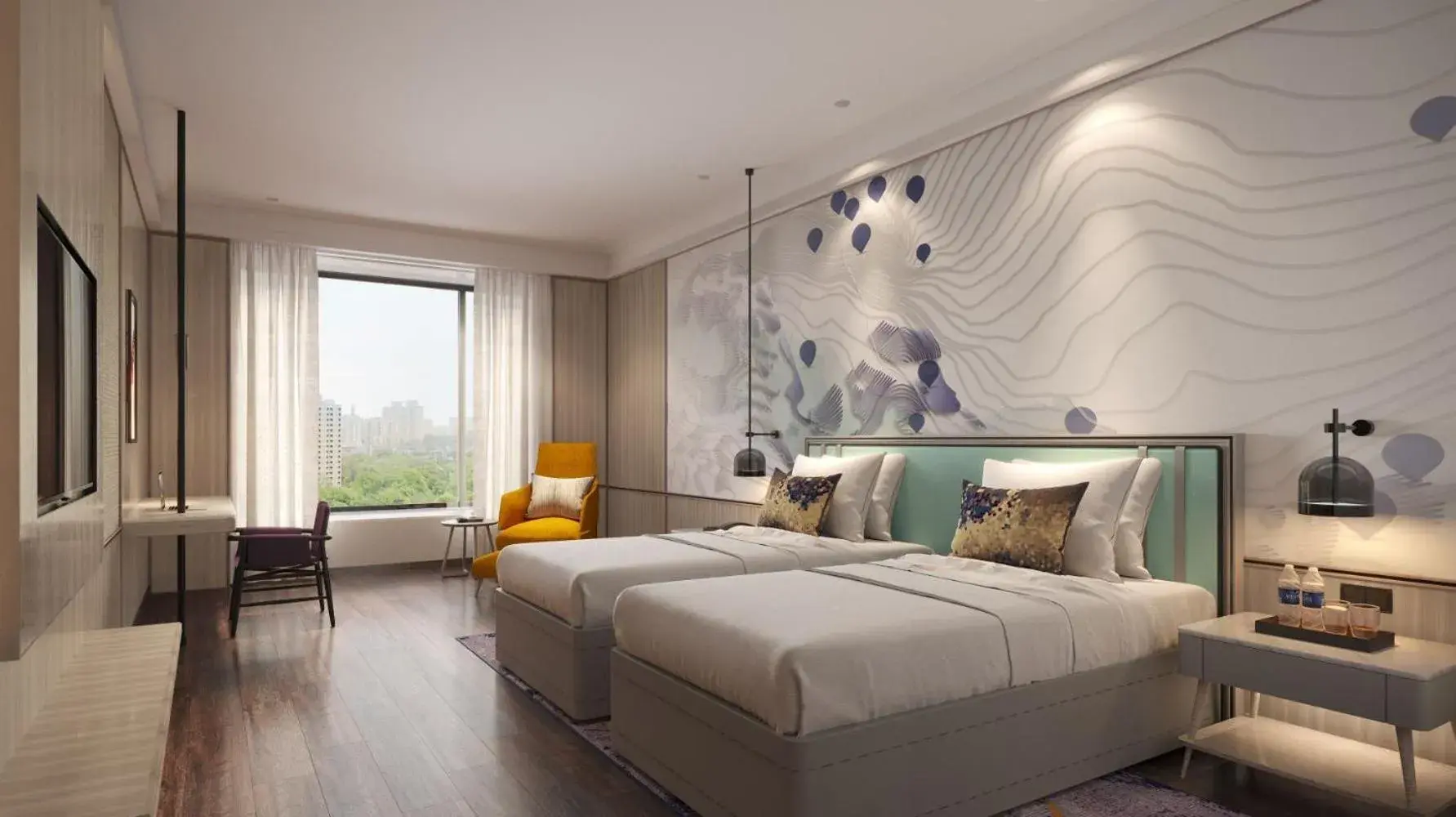 Deluxe Room Twin Bed - single occupancy in Vivanta Thane LBS Road Deluxe Room Twin Bed - single occupancy in Vivanta Thane LBS Road