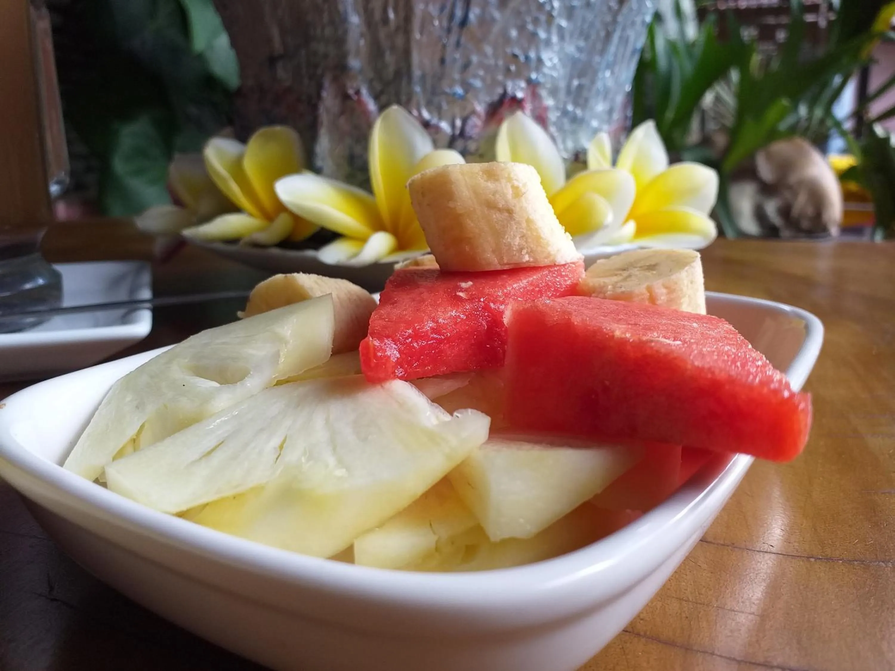 Continental breakfast in Puri Asri Bungalow Ubud