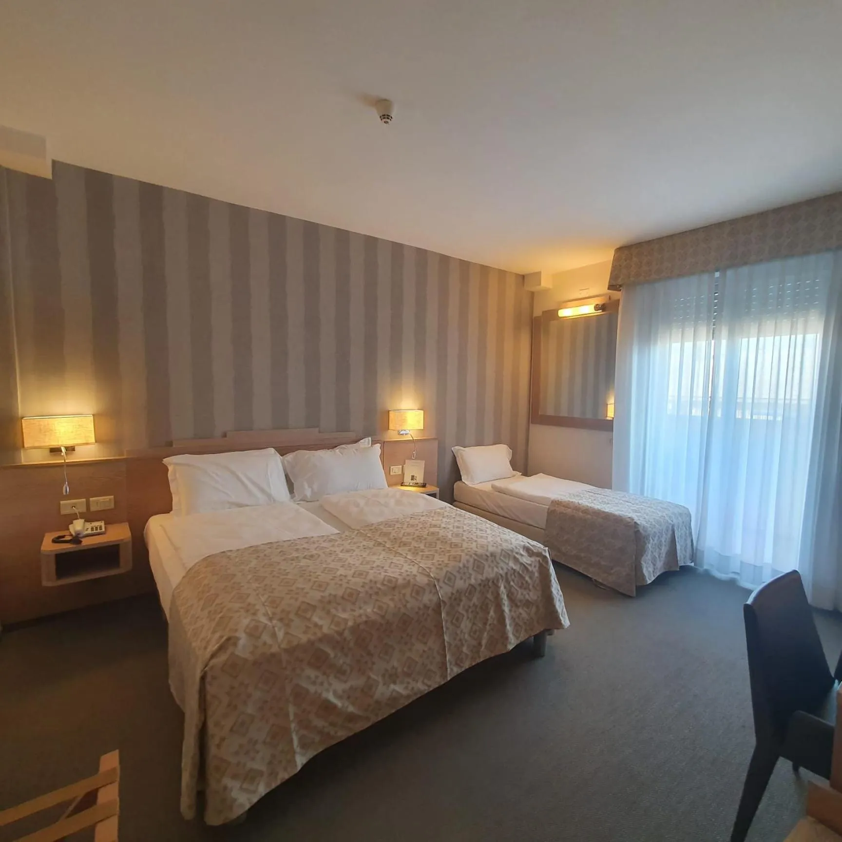 Bedroom, Bed in Hotel Europa Lignano