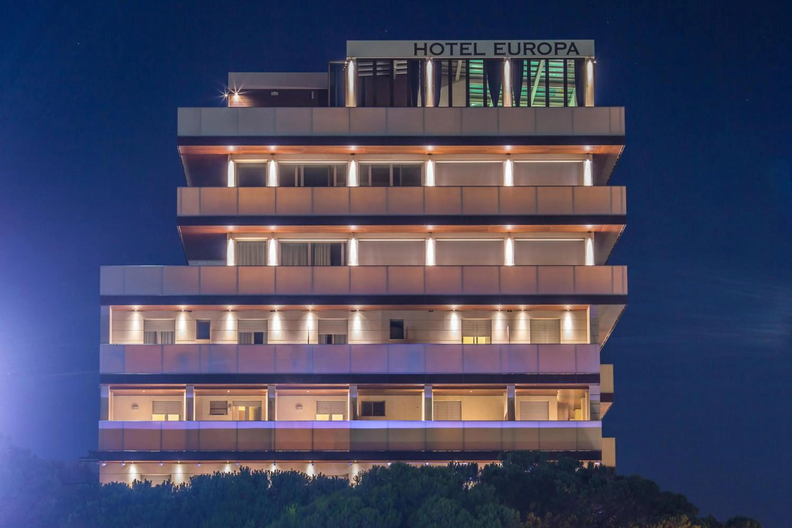 Facade/entrance in Hotel Europa Lignano