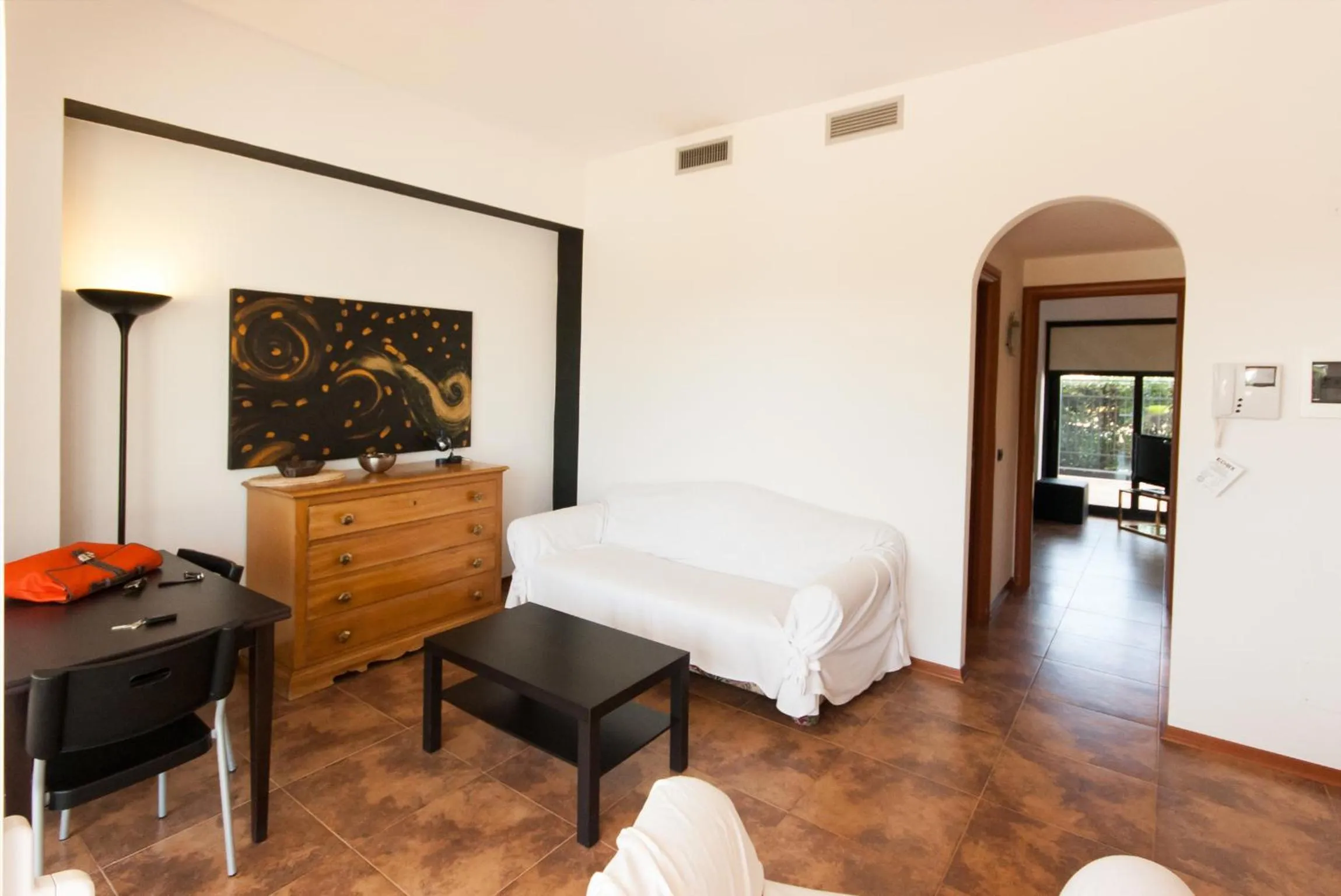 Living room, Bed in Della Piana Residence