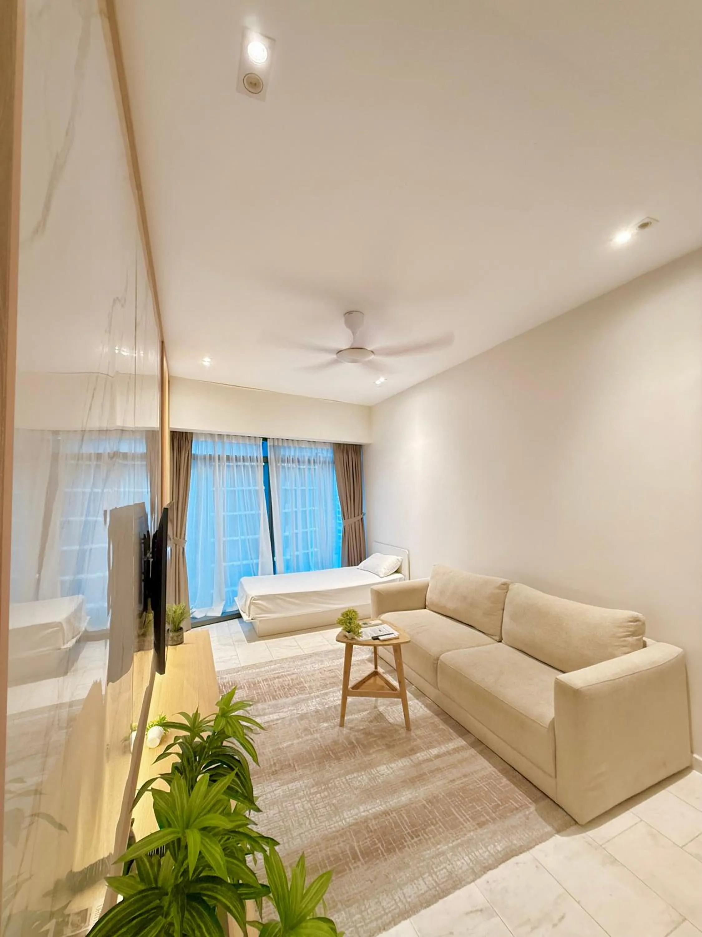 Bed in Crystal Service Suite At Eaton KLCC