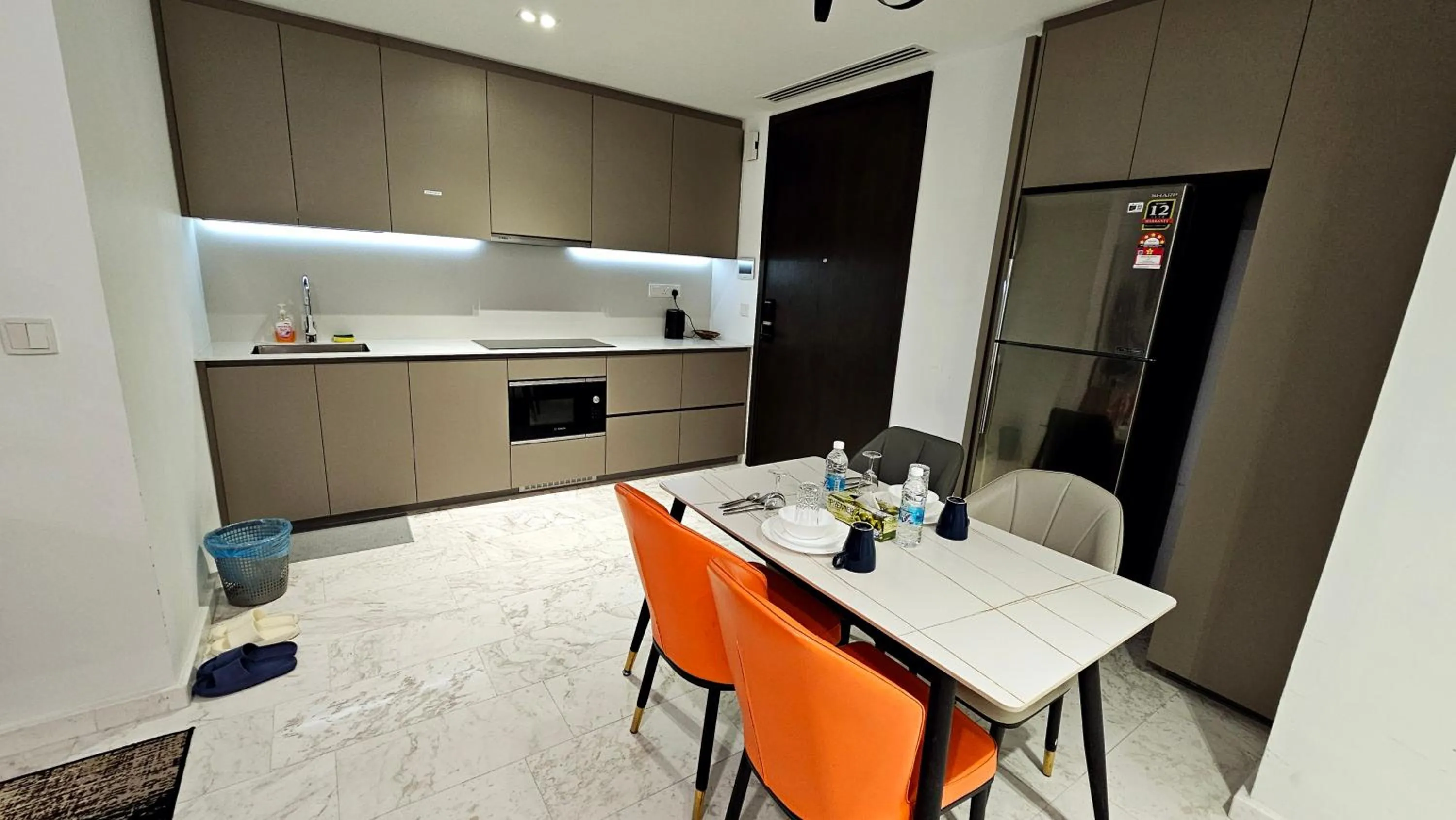 kitchen in Crystal Service Suite At Eaton KLCC