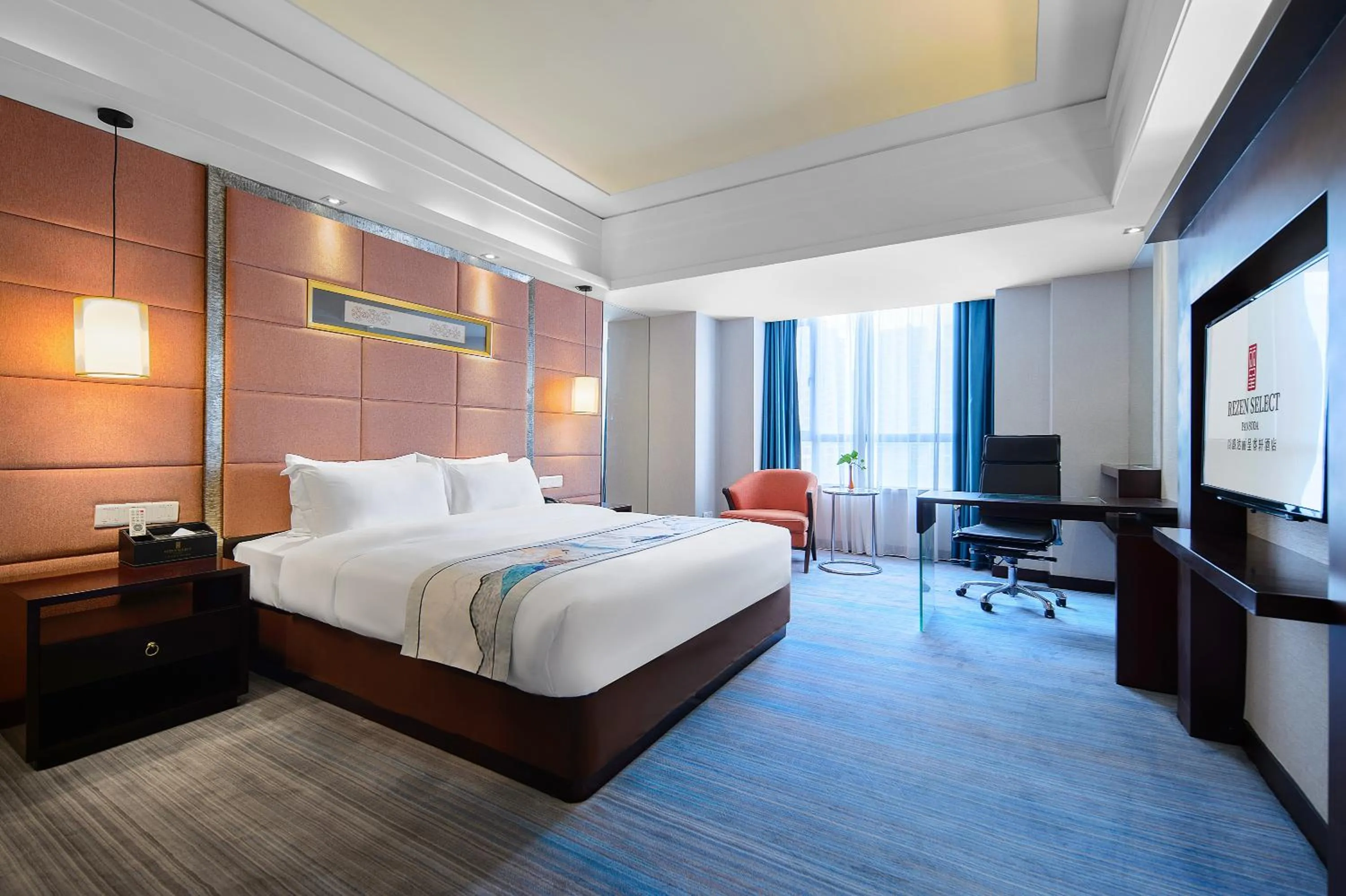 Bed in Foshan Rezen Select Pasonda Hotel