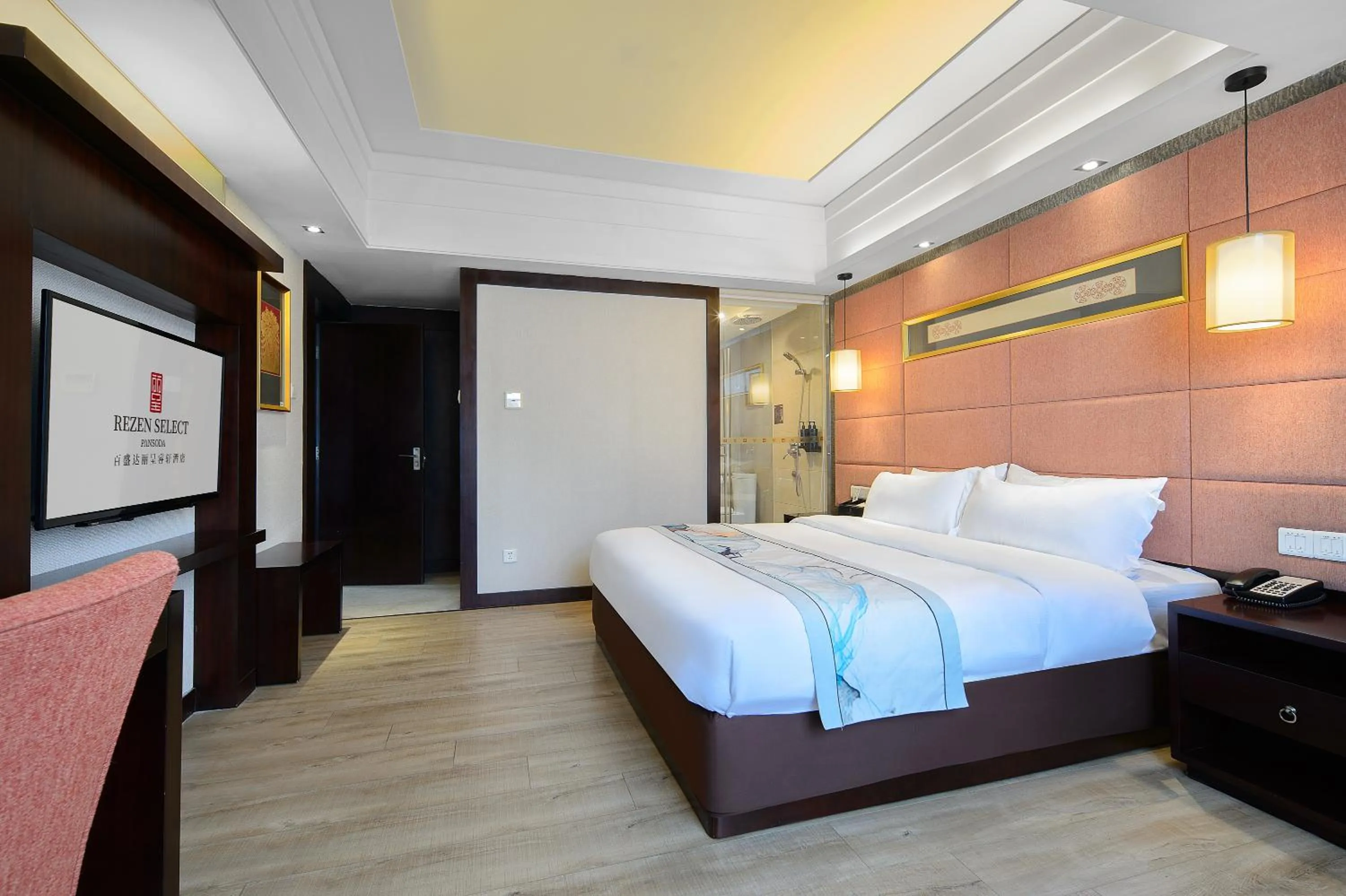 Bed in Foshan Rezen Select Pasonda Hotel
