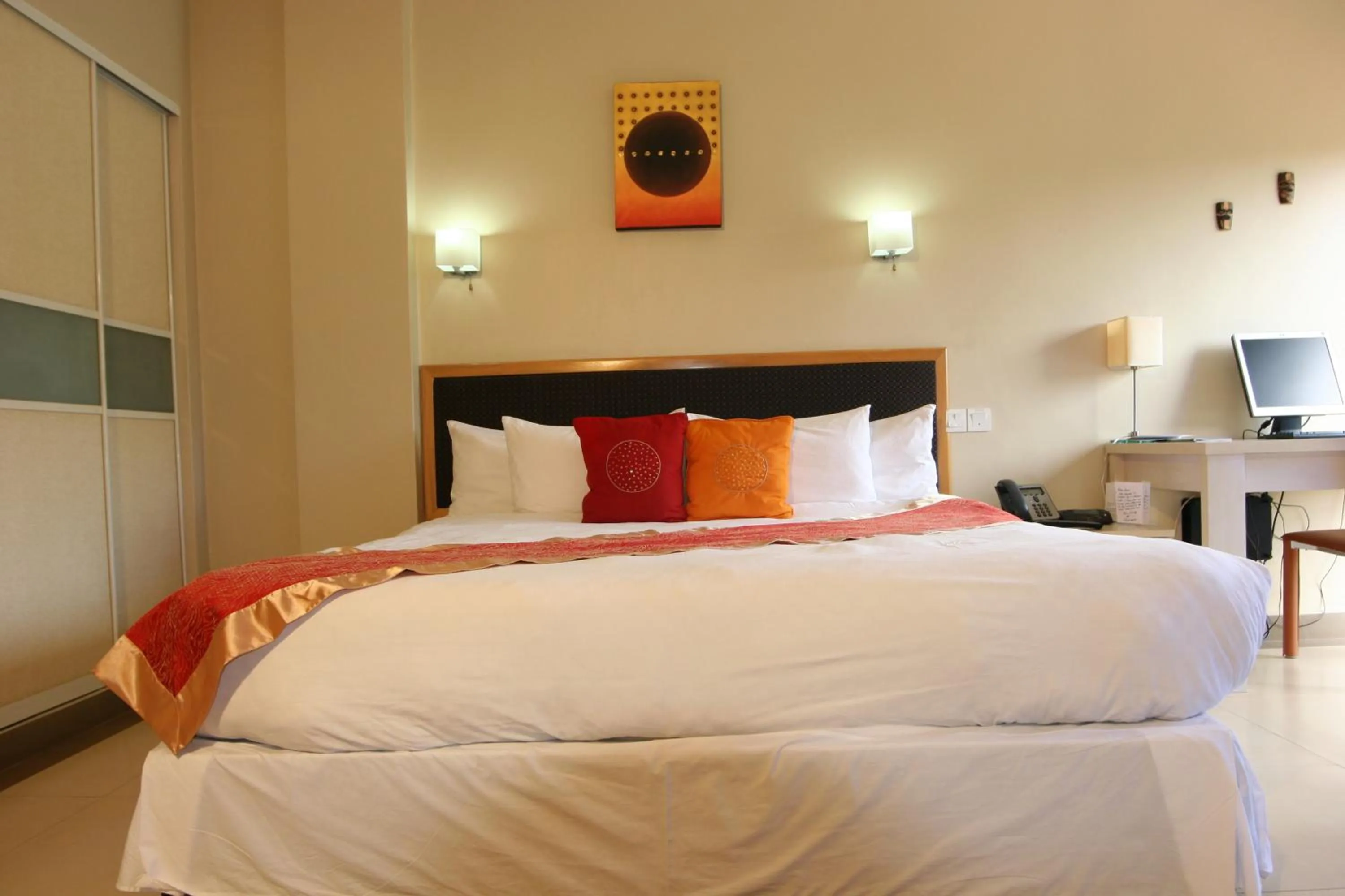 Bed in Metropole Hotel Kampala