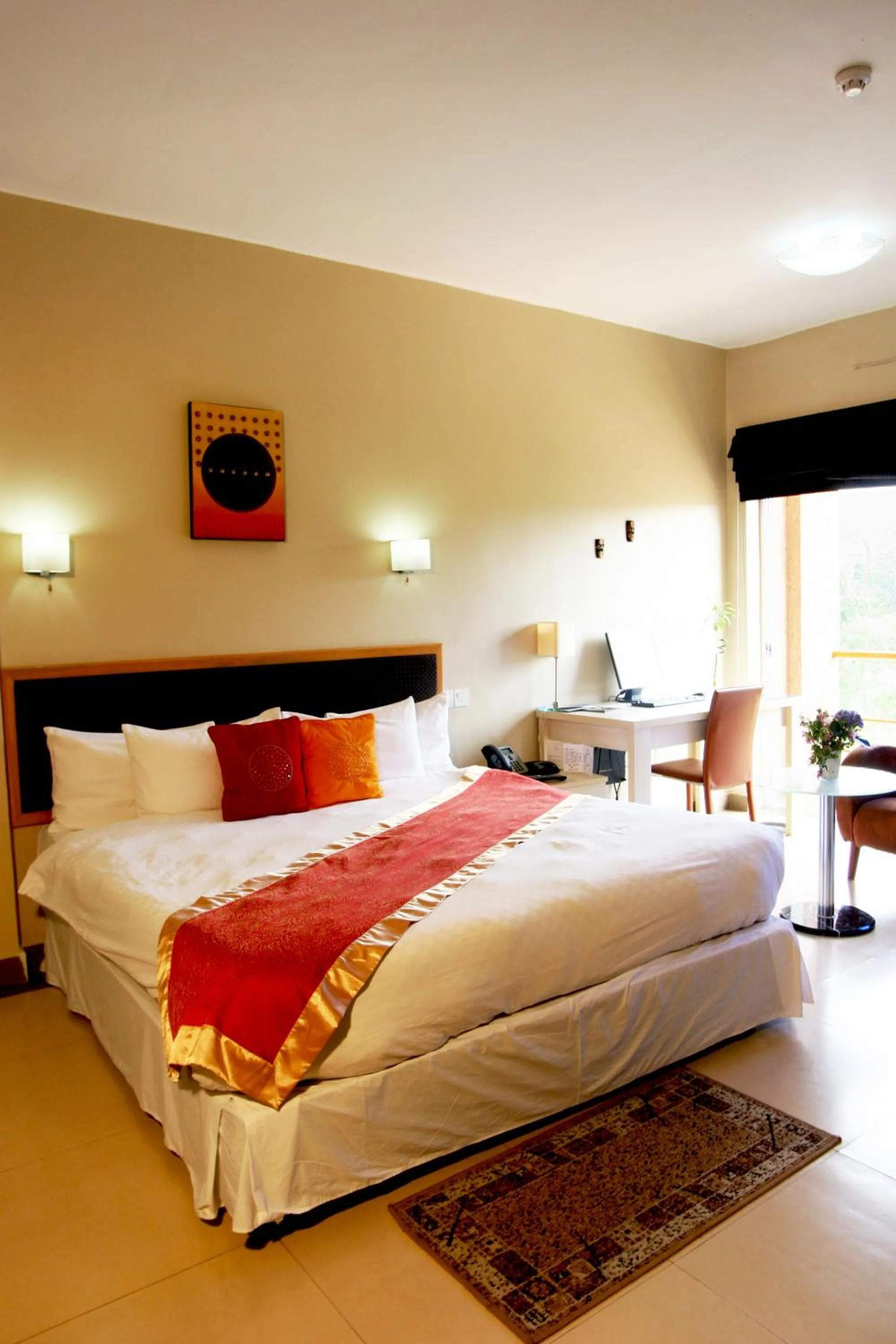 Bed in Metropole Hotel Kampala