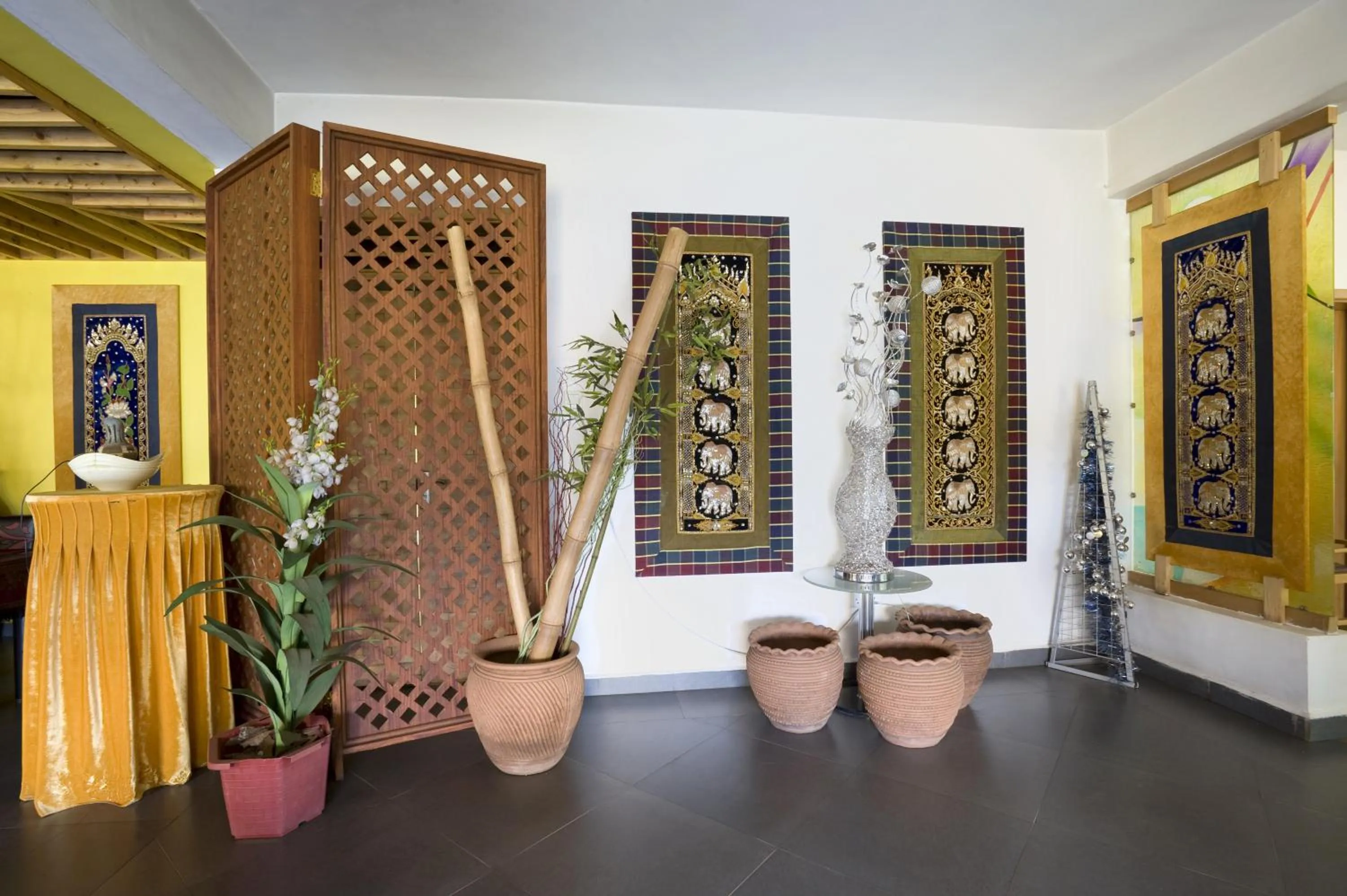 Decorative detail in Metropole Hotel Kampala