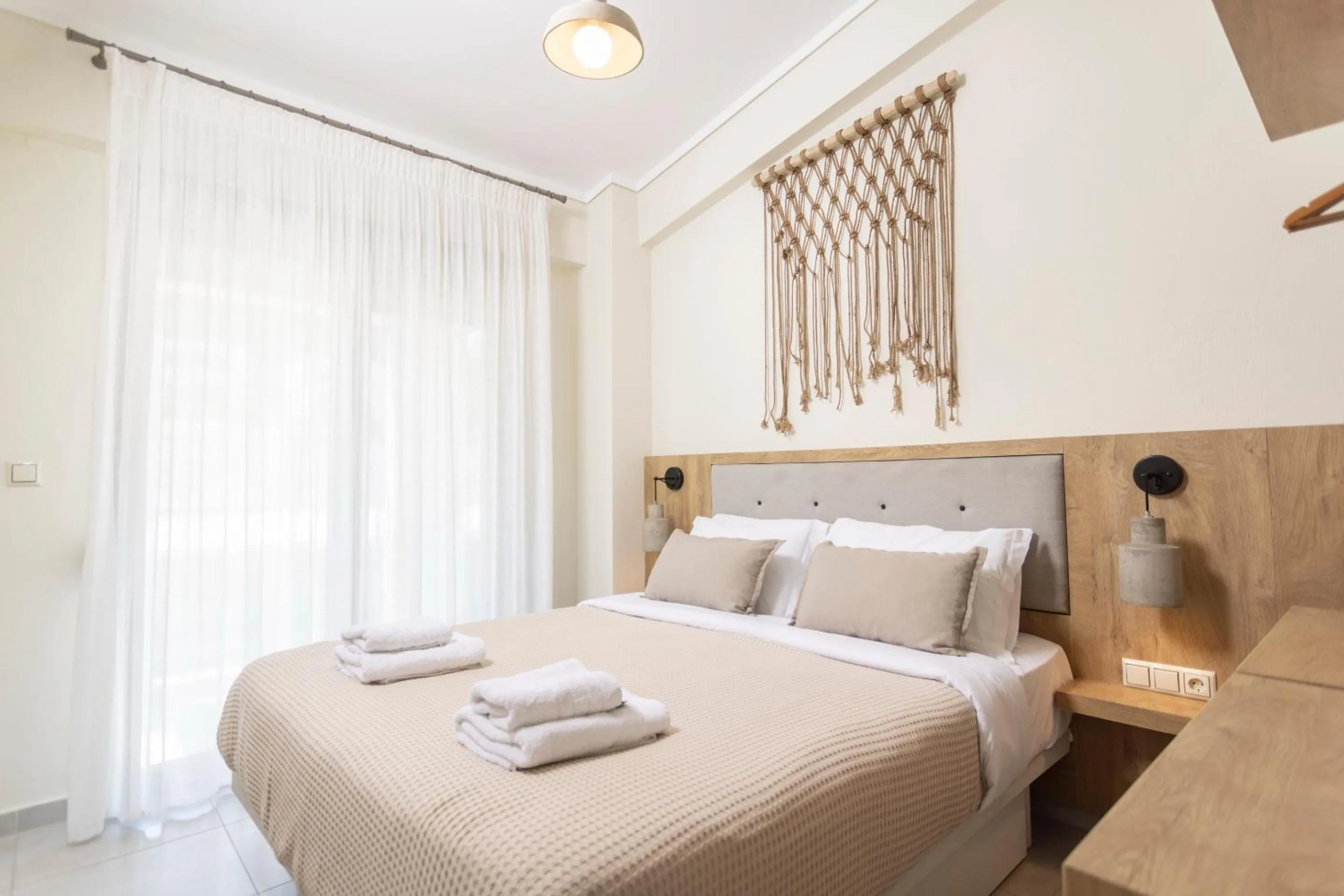 Bed in W Villas Halkidiki