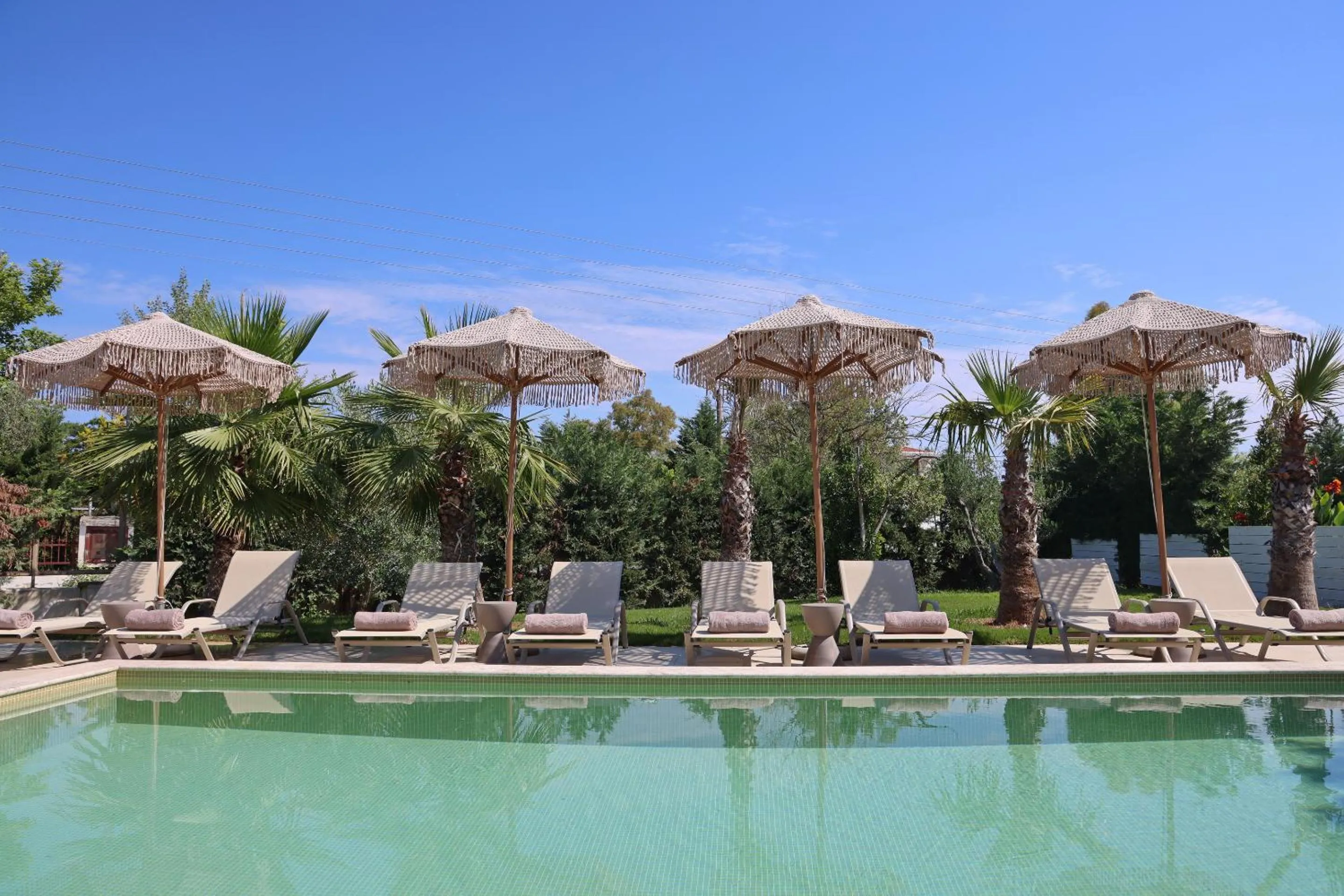 Swimming pool in W Villas Halkidiki