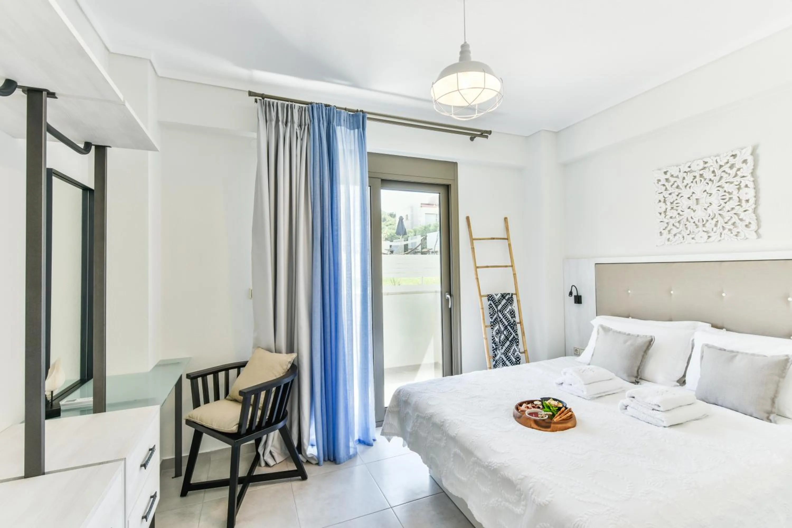 Bedroom, Bed in W Villas Halkidiki