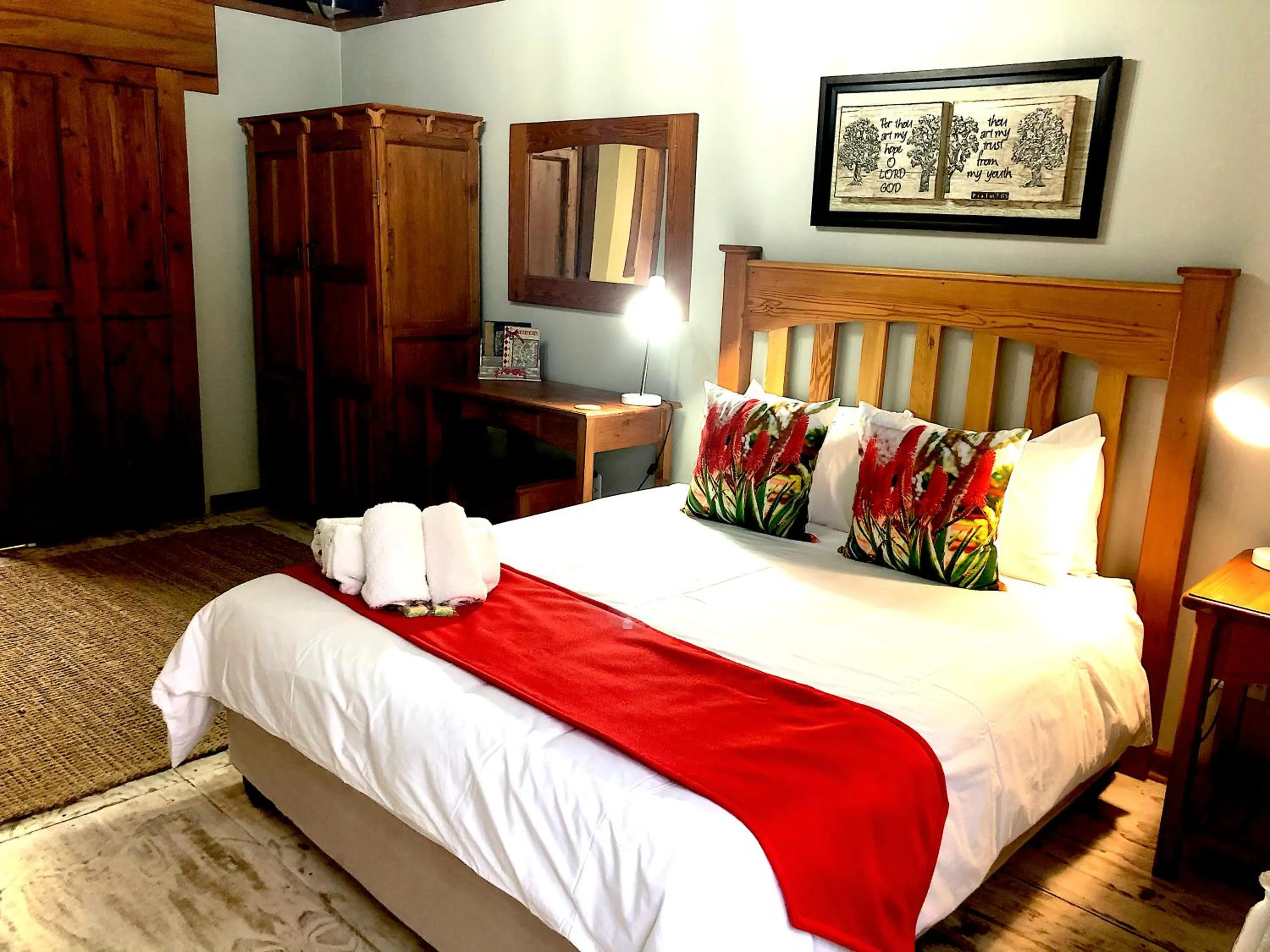 Bedroom, Bed in Cornerstone Bed and Breakfast Kroonstad