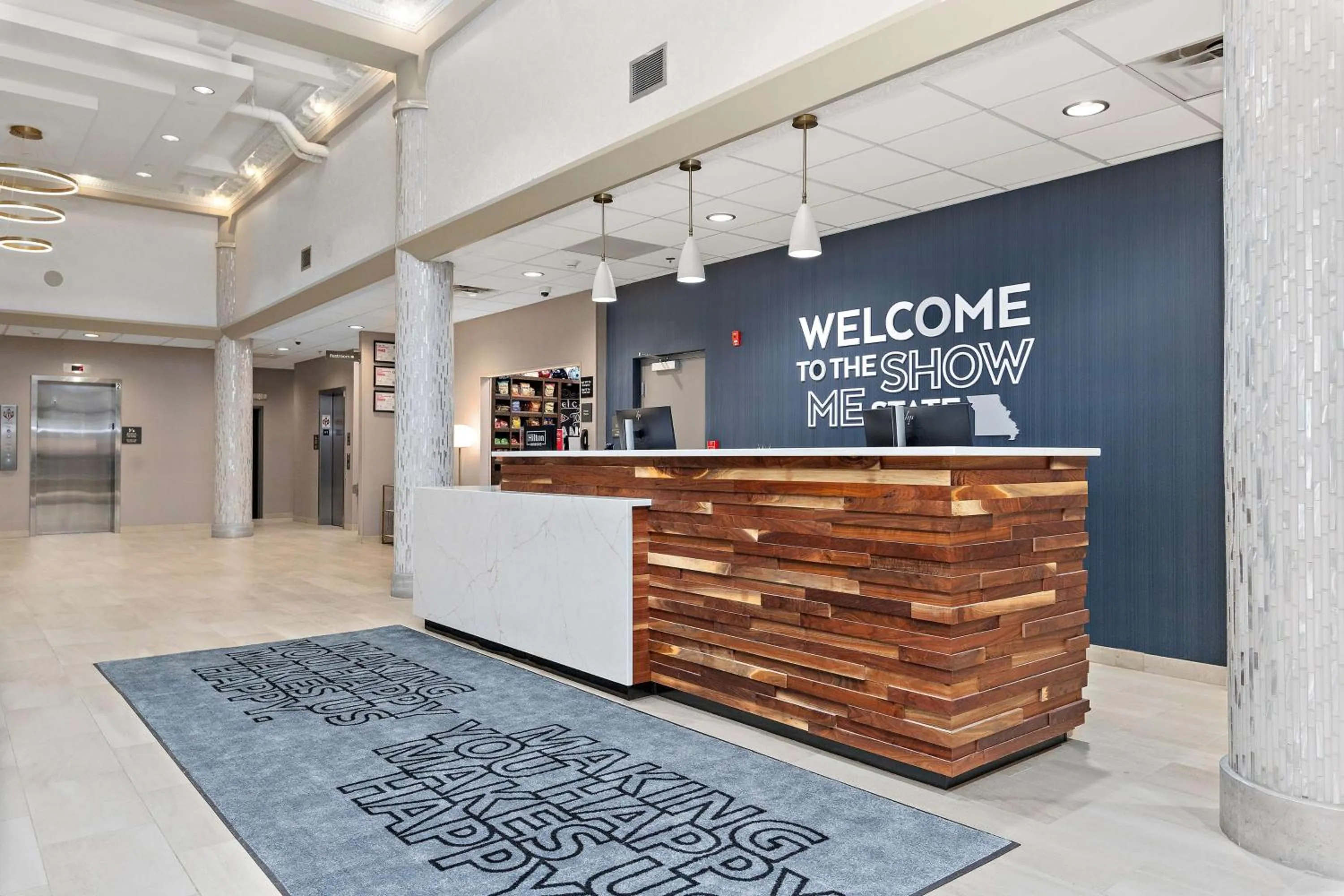 Lobby or reception in Hampton Inn Kansas City - Downtown Financial District