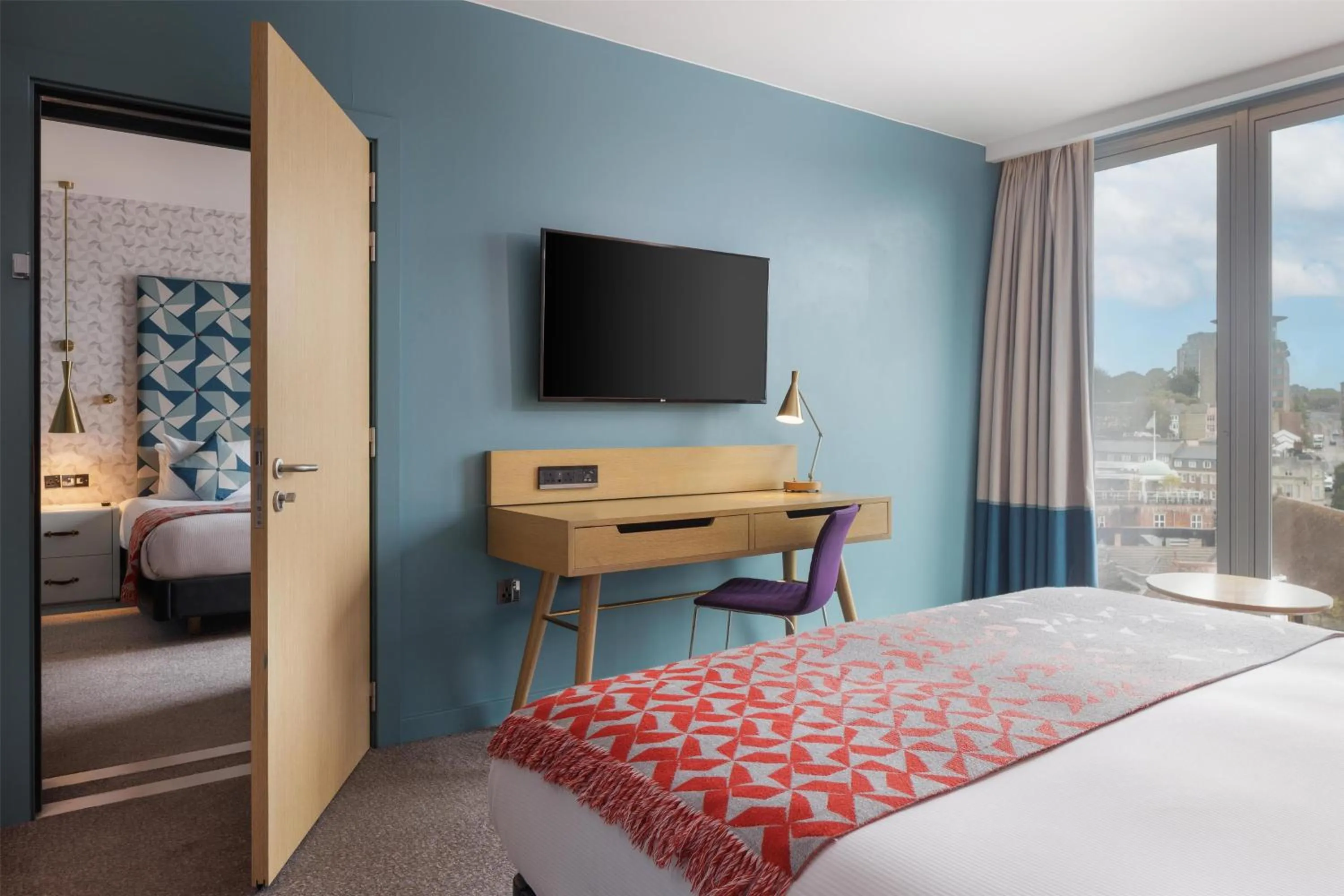 Bed in Hilton Bournemouth