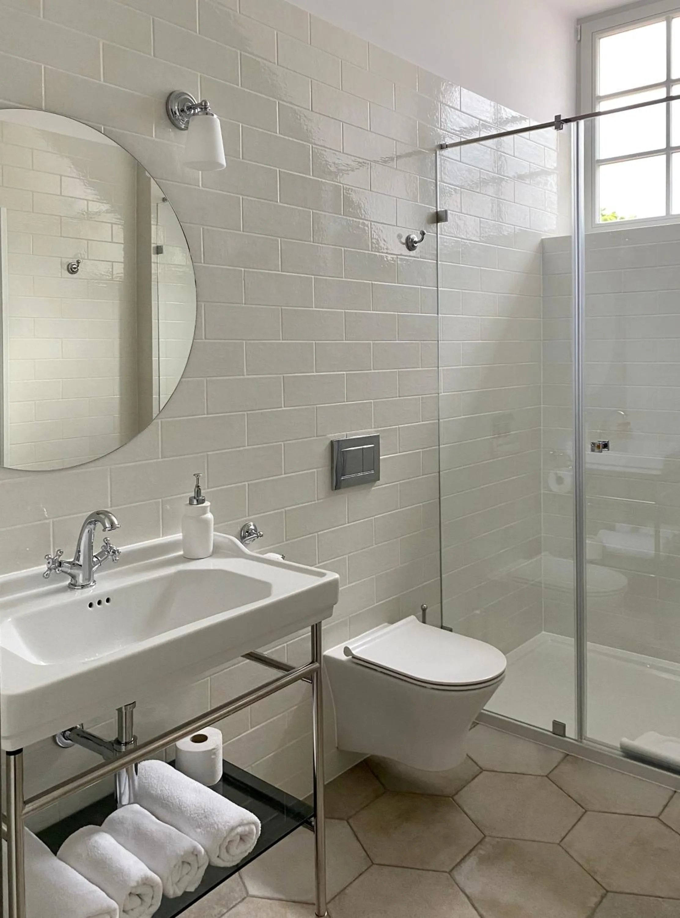 Shower in Pałac Kamieniec