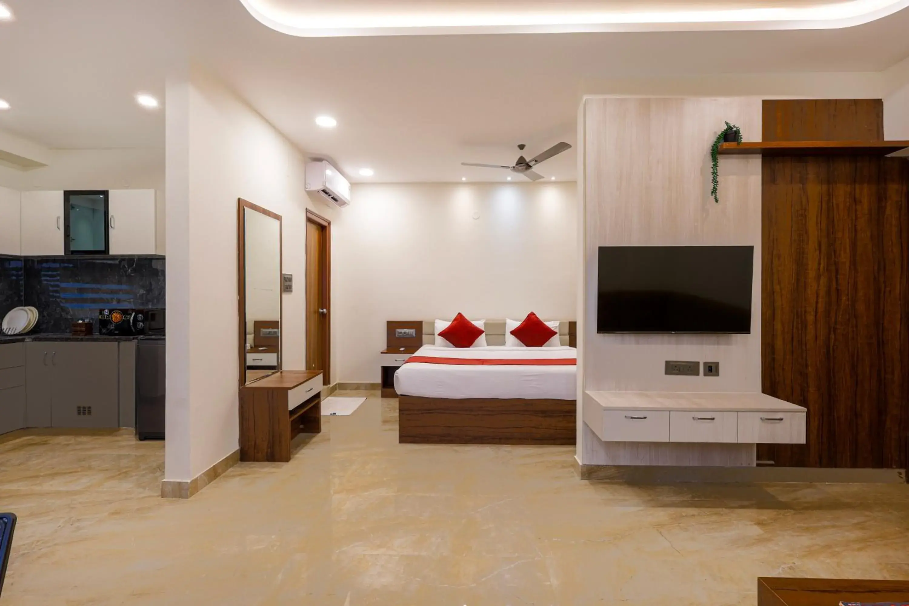 Junior Suite with Balcony in Elysium Studio Suites Madhapur Junior Suite with Balcony in Elysium Studio Suites Madhapur