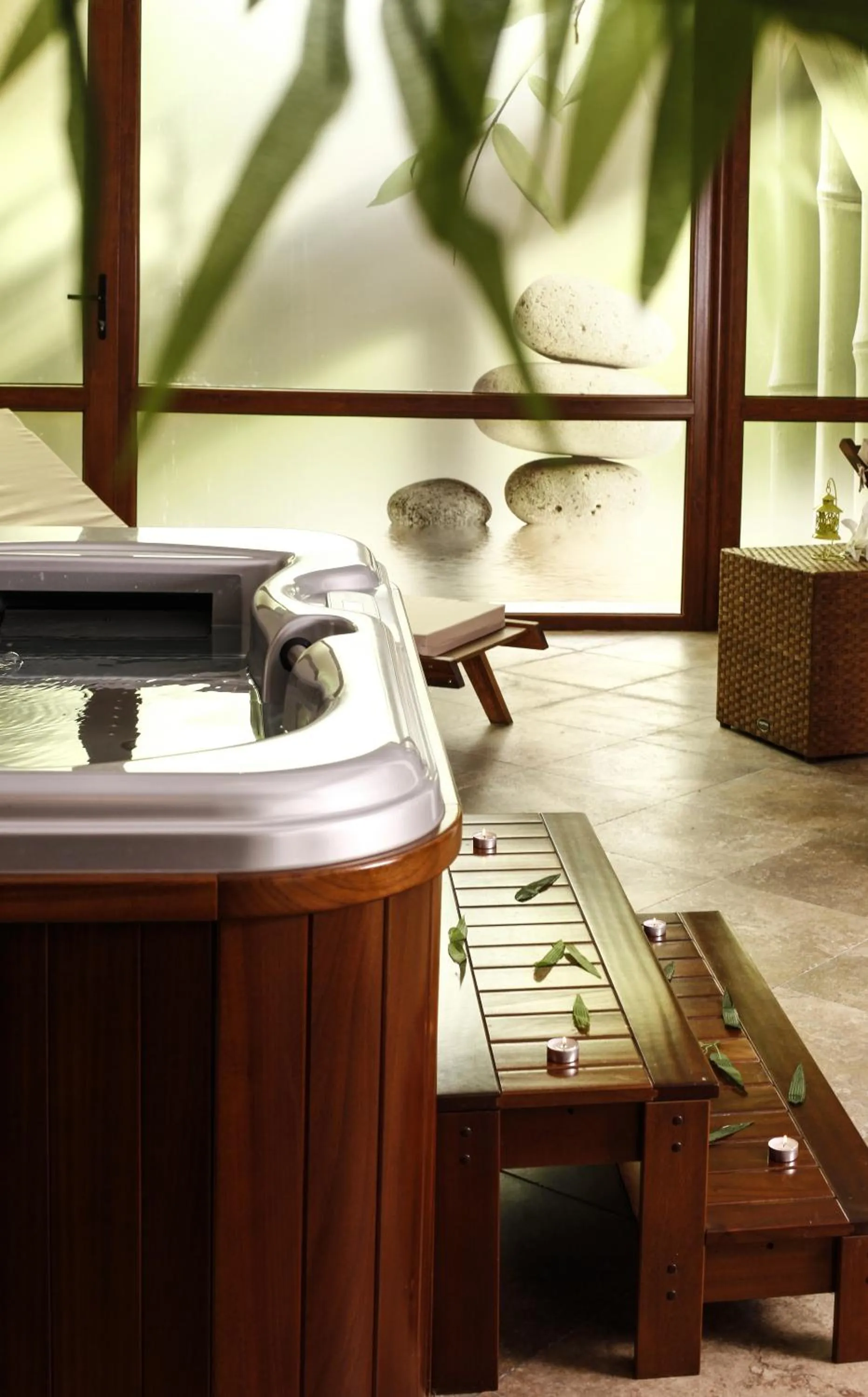 Hot Tub in Mountain Boutique Family Hotel