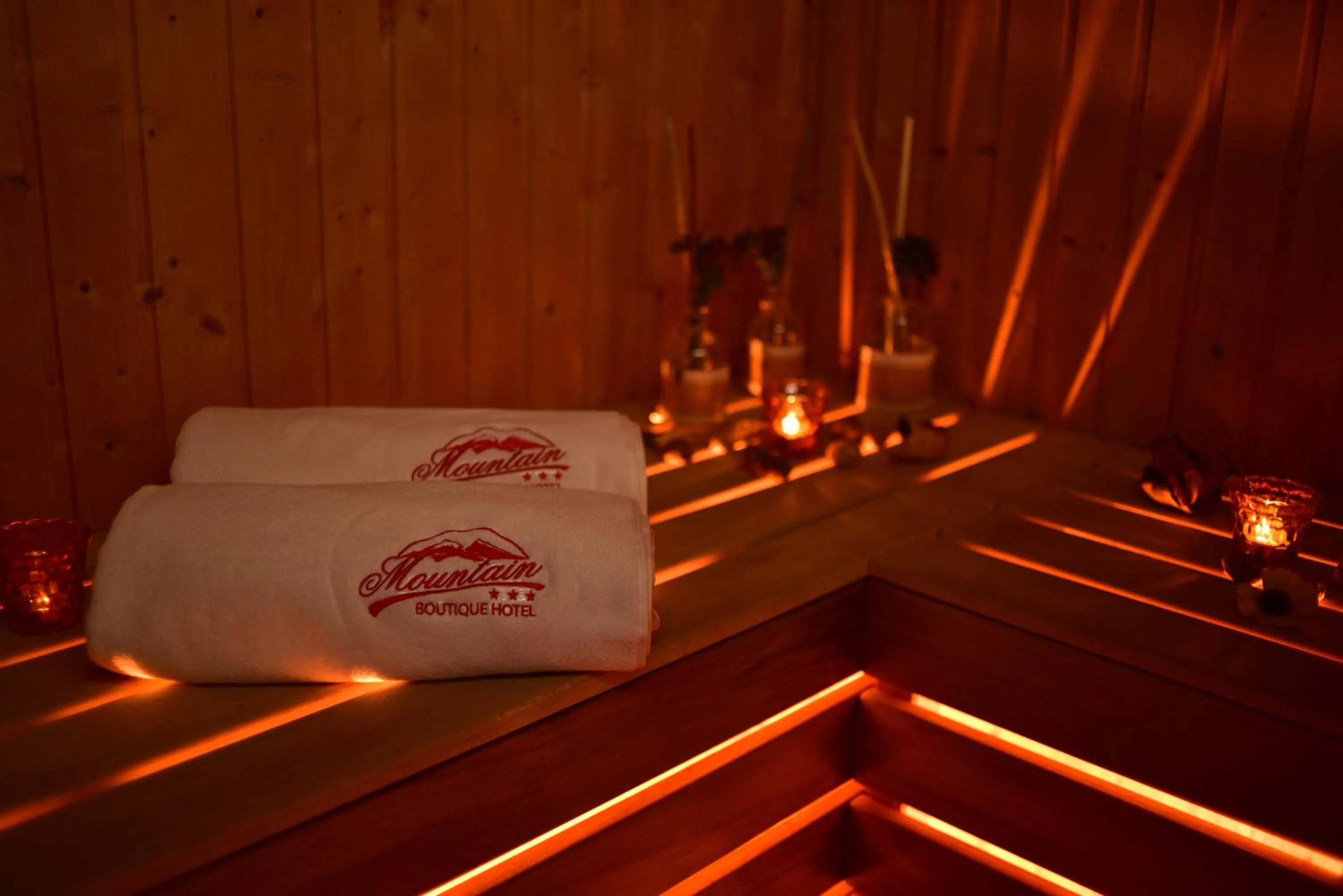 Sauna in Mountain Boutique Family Hotel