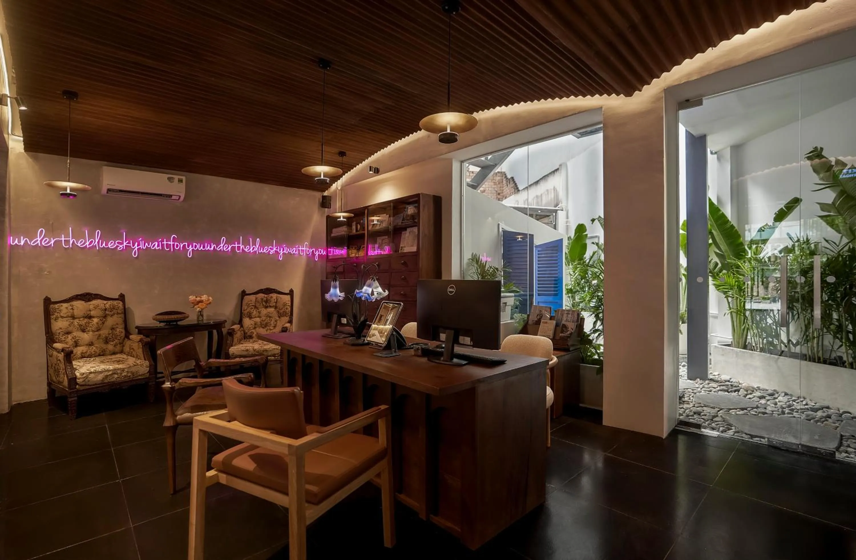 Lobby or reception in Anima Saigon Boutique - Vietnamese Contemporary Art Hotel