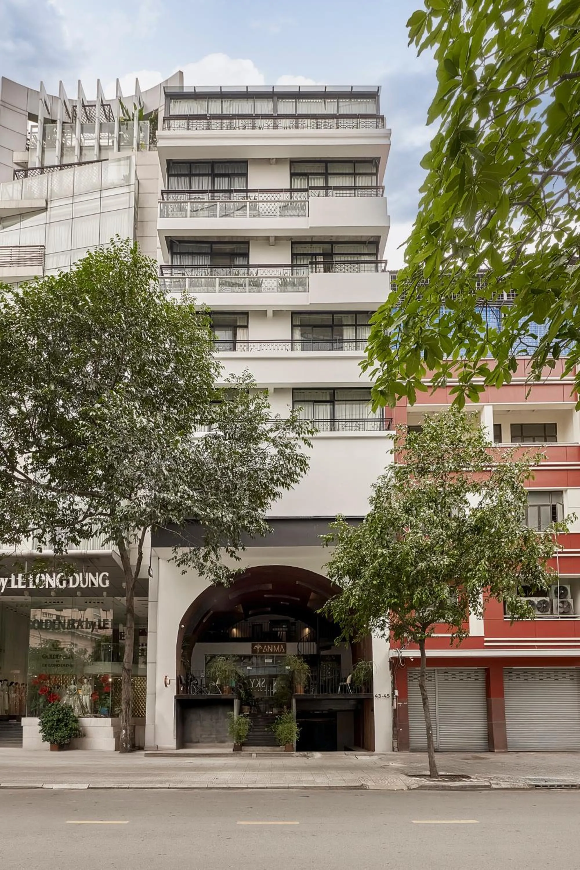 Property building in Anima Saigon Boutique - Vietnamese Contemporary Art Hotel