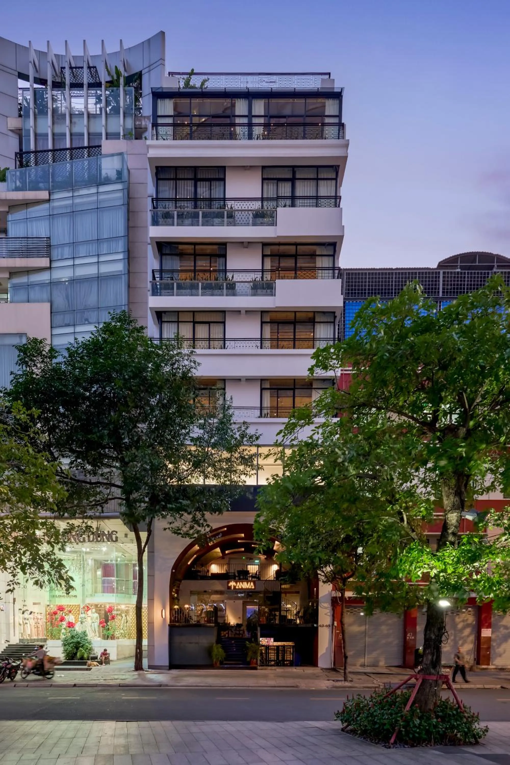 Property building in Anima Saigon Boutique - Vietnamese Contemporary Art Hotel