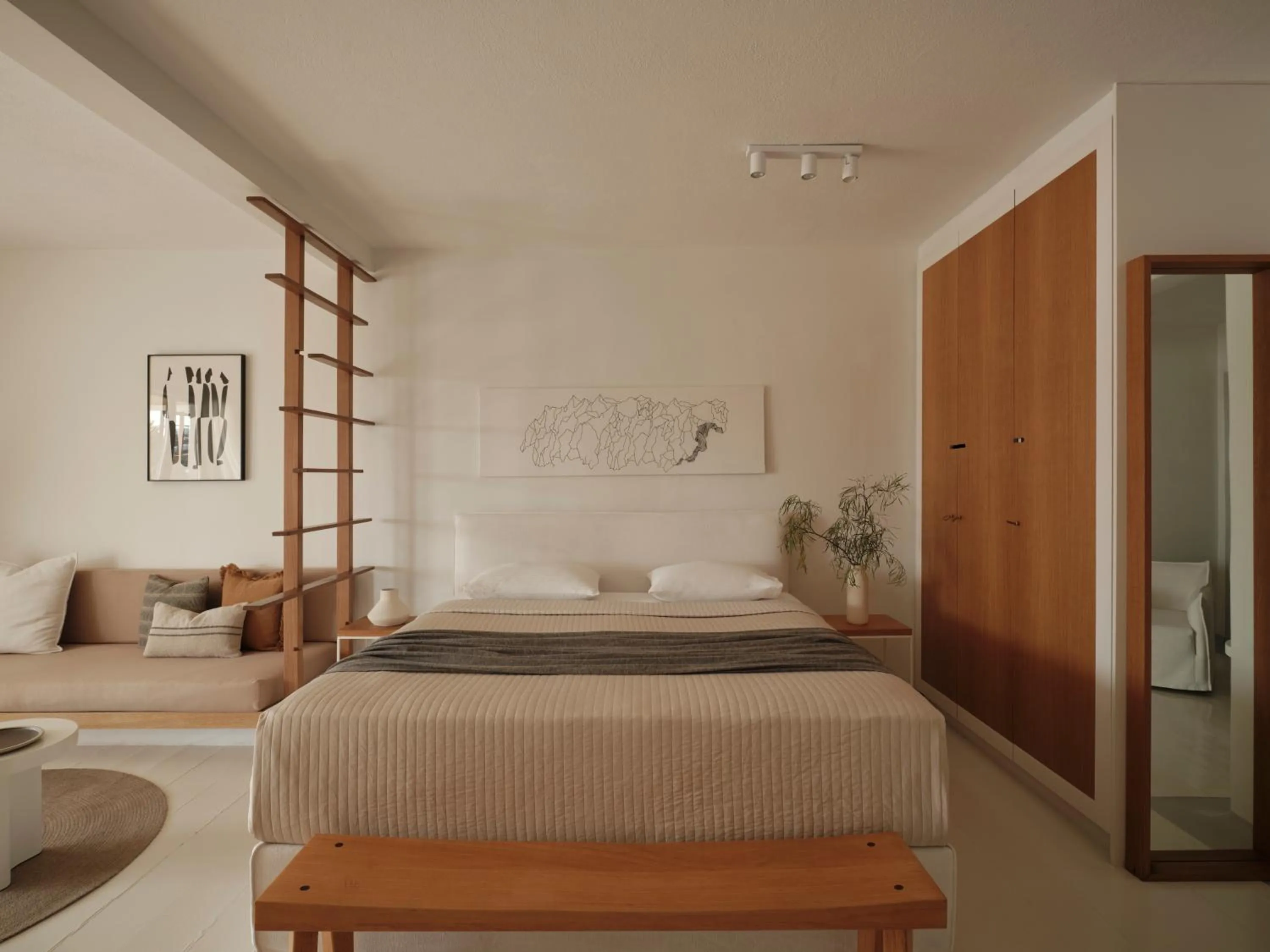 Bed in Andronikos Hotel